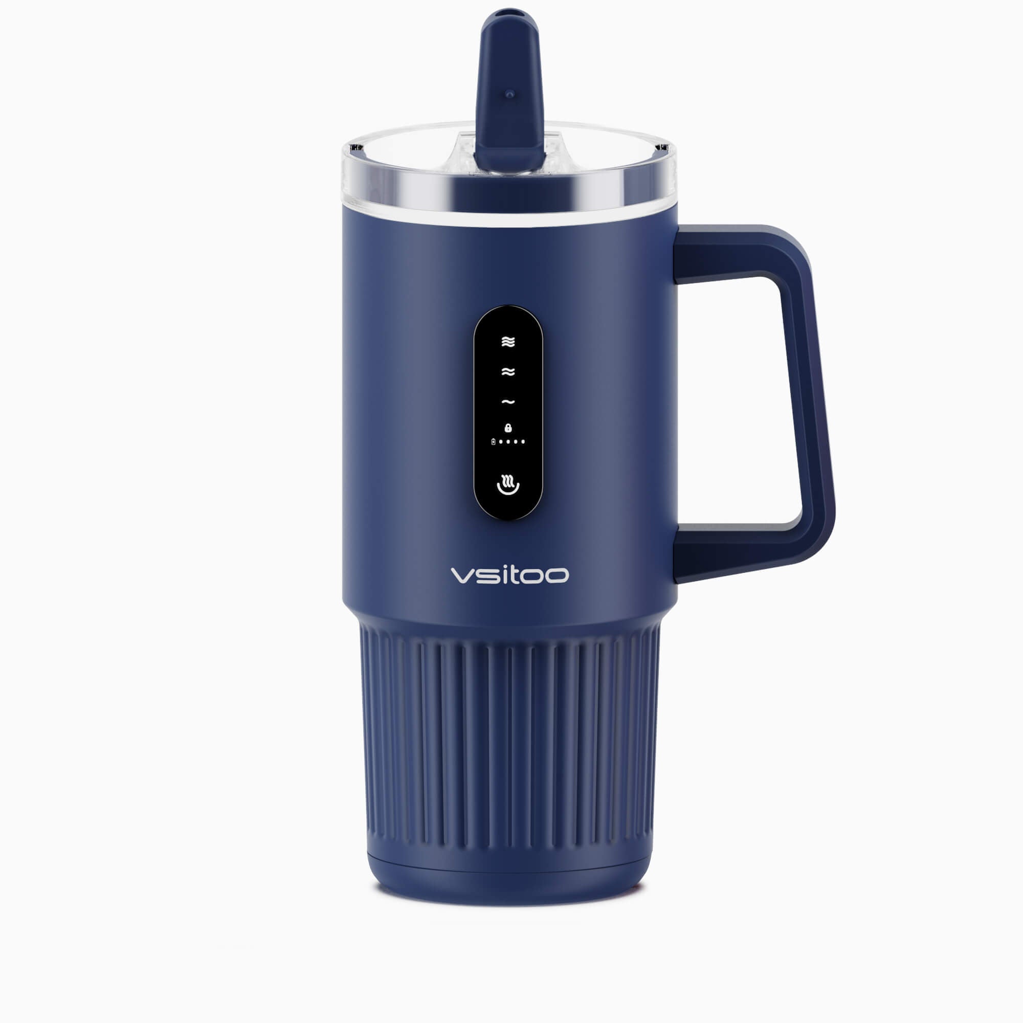 Large self heating travel mug S5 Pro - alternate angle