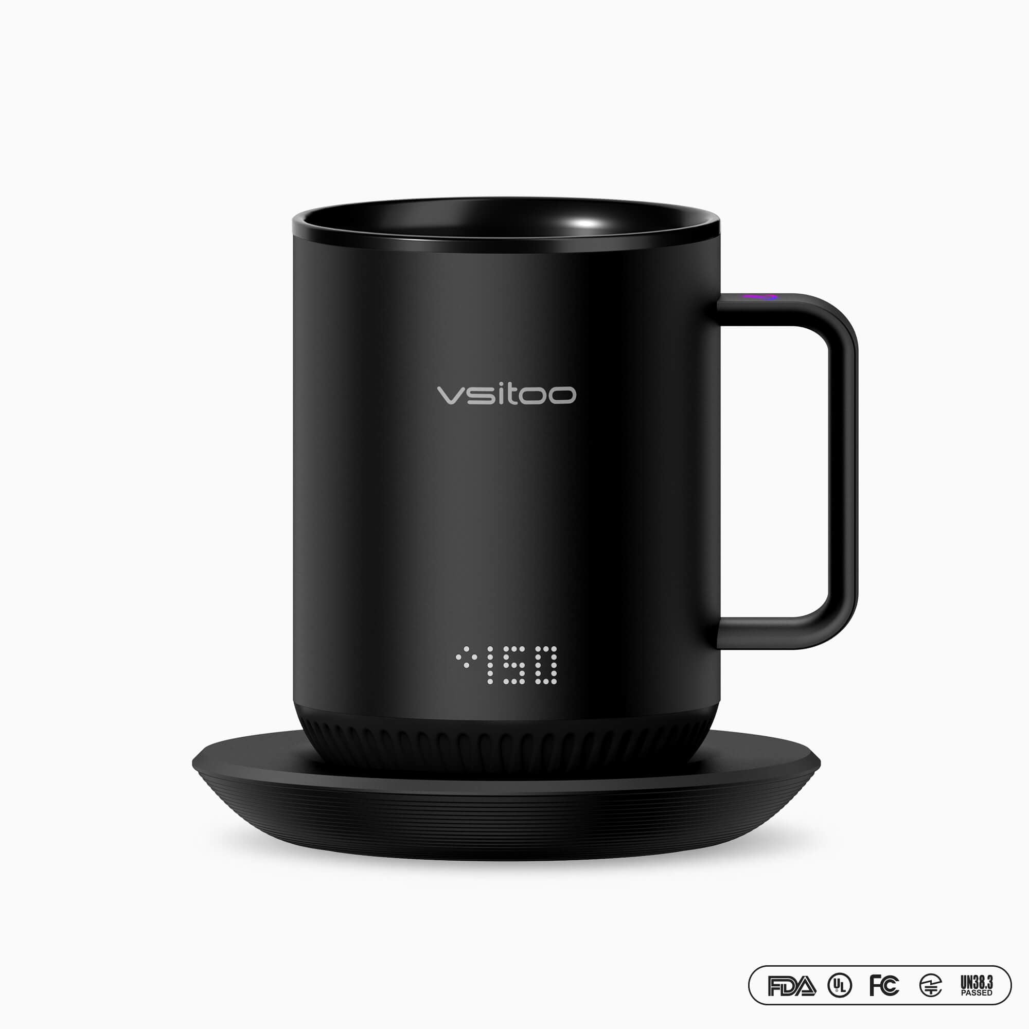 Heated coffee mug S3 - alternate angle