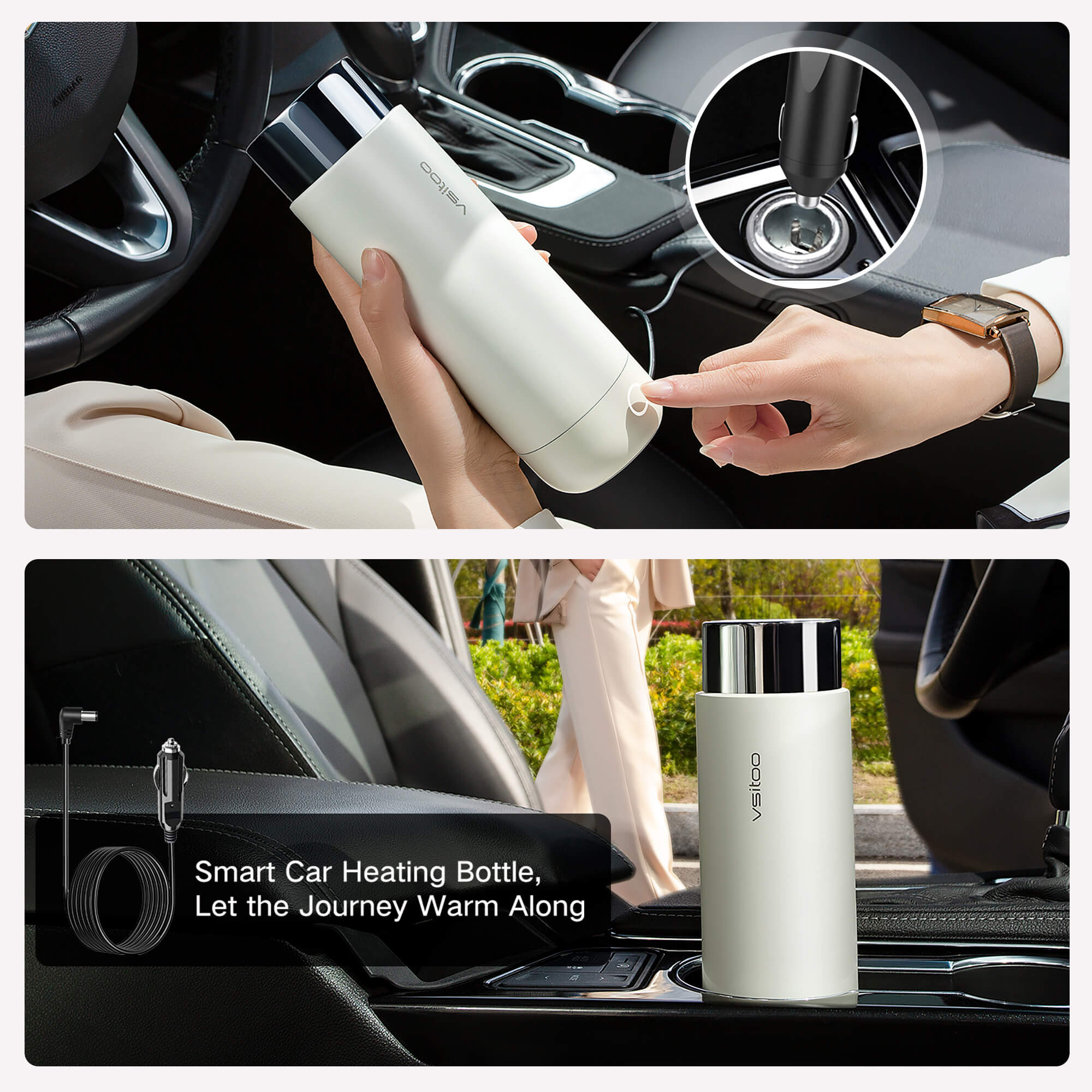 Car heated travel bottle H1 - product detail view 16