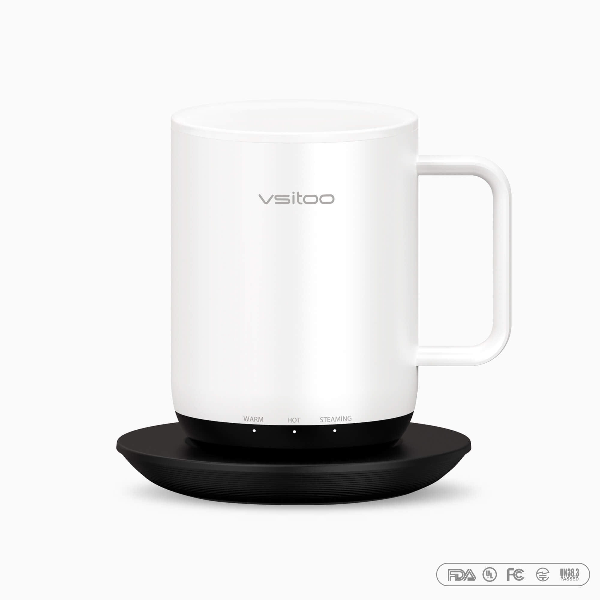 Self heating coffee mug S3 Plus - alternate angle