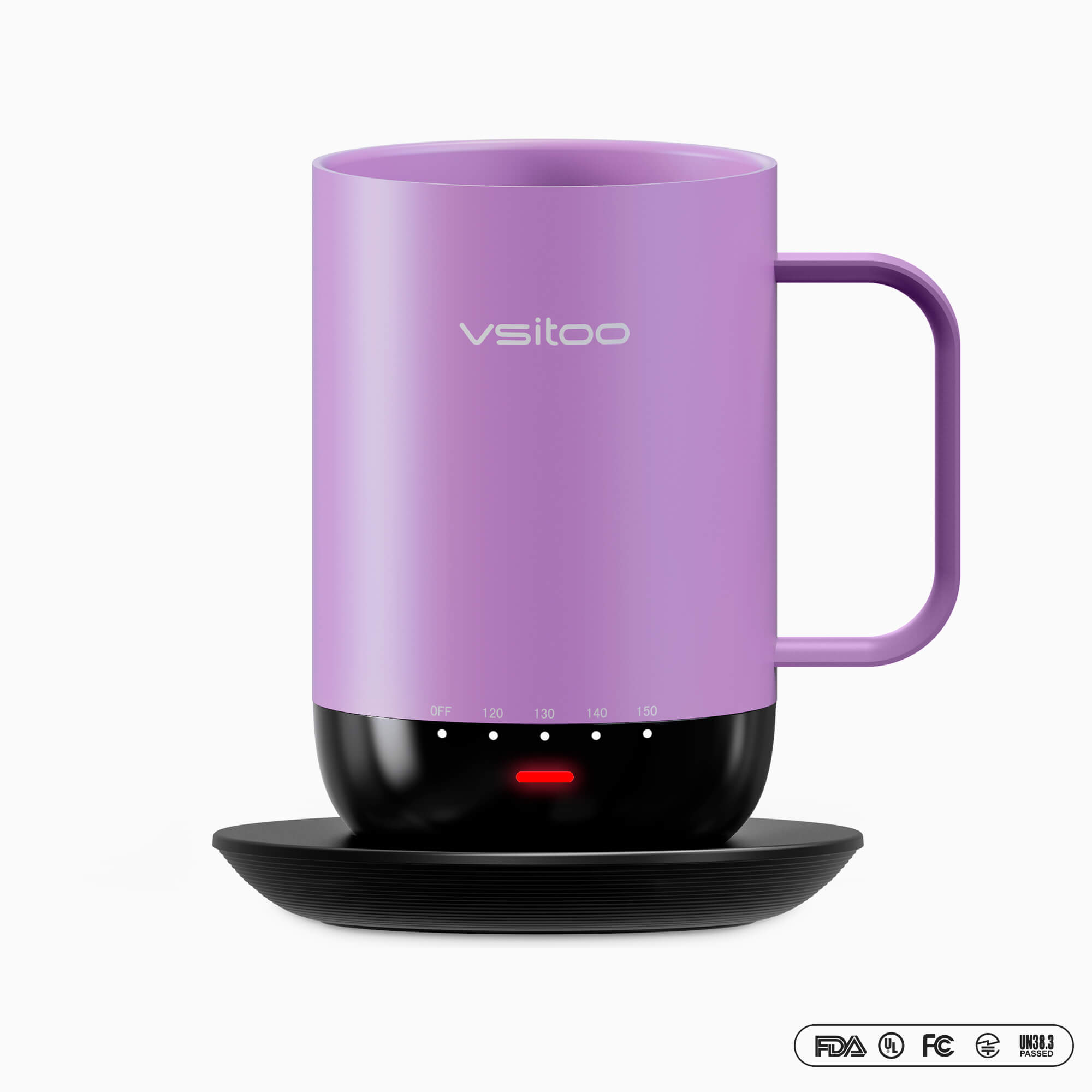 Self heating coffee mug S3 Pro - alternate angle