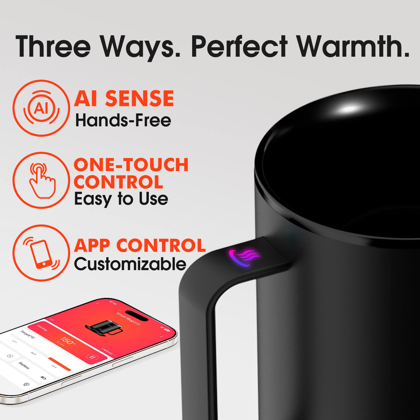 Heated coffee mug S3 - packaging and accessories