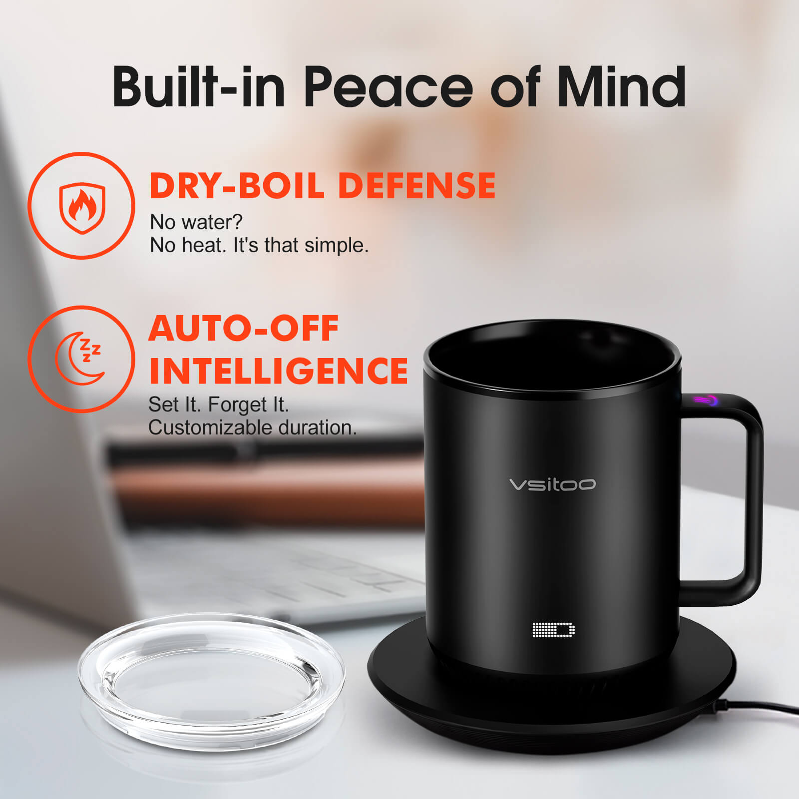Heated coffee mug S3 - product detail view 6