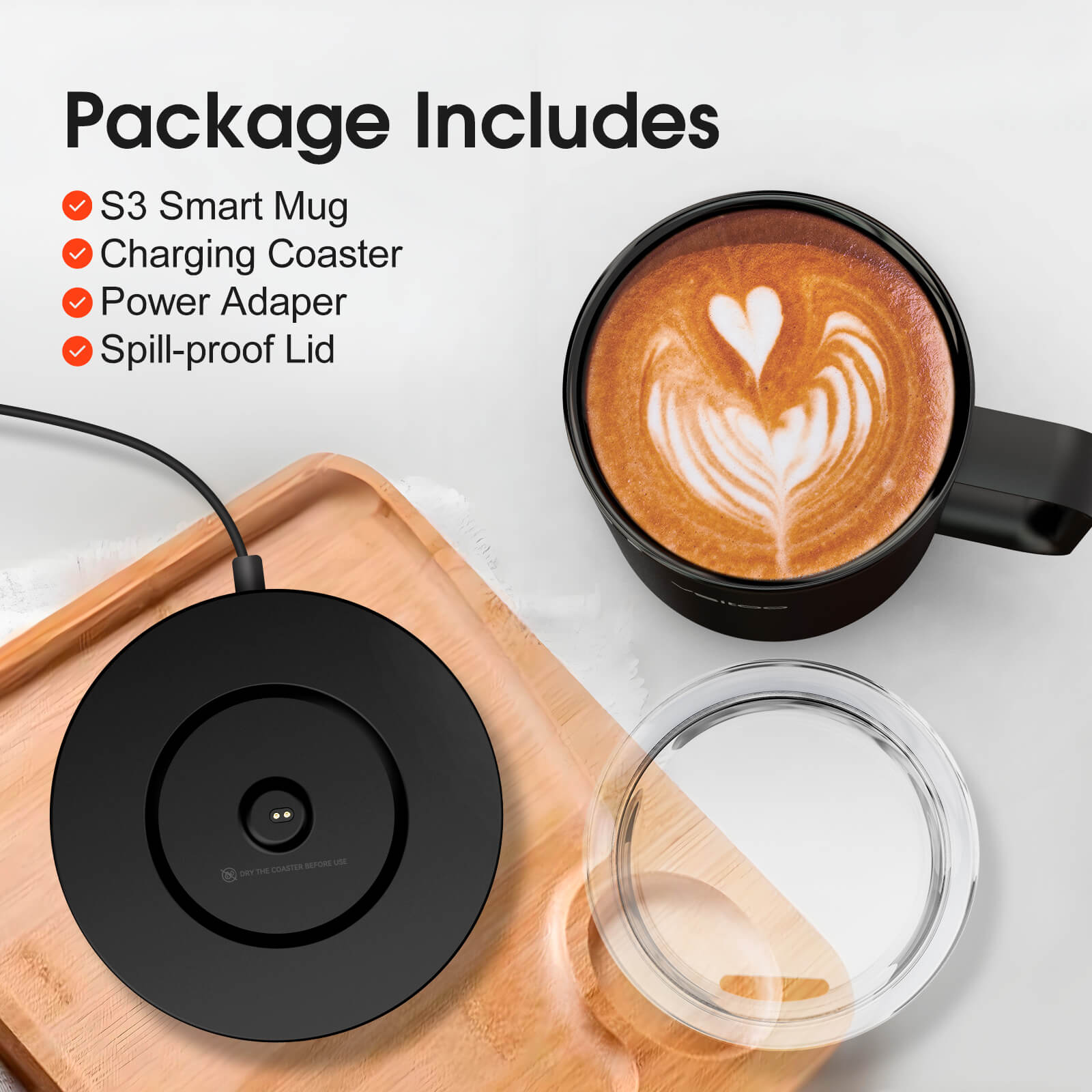 Heated coffee mug S3 - product detail view 8