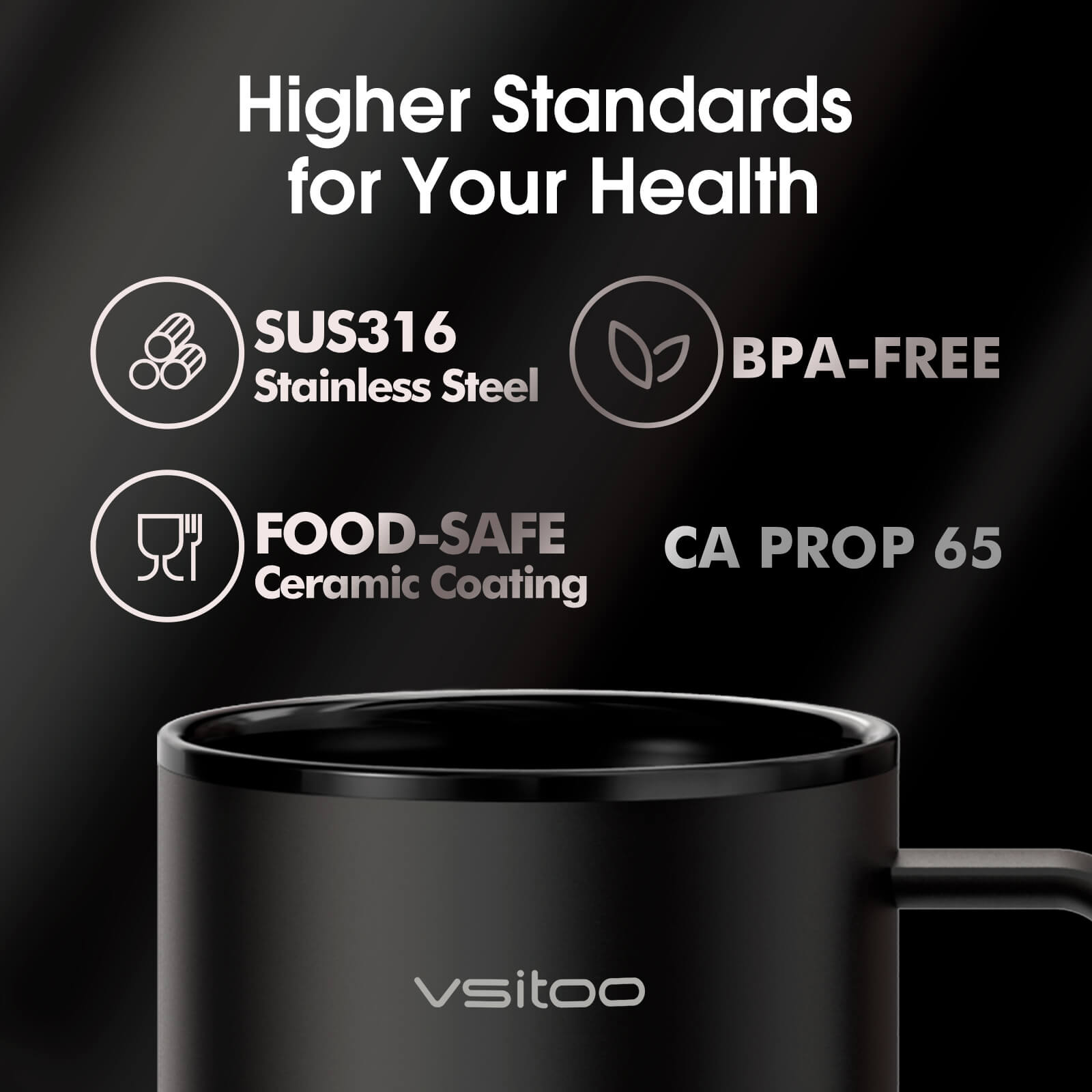 Self heating coffee mug S3 Plus - product detail view 17