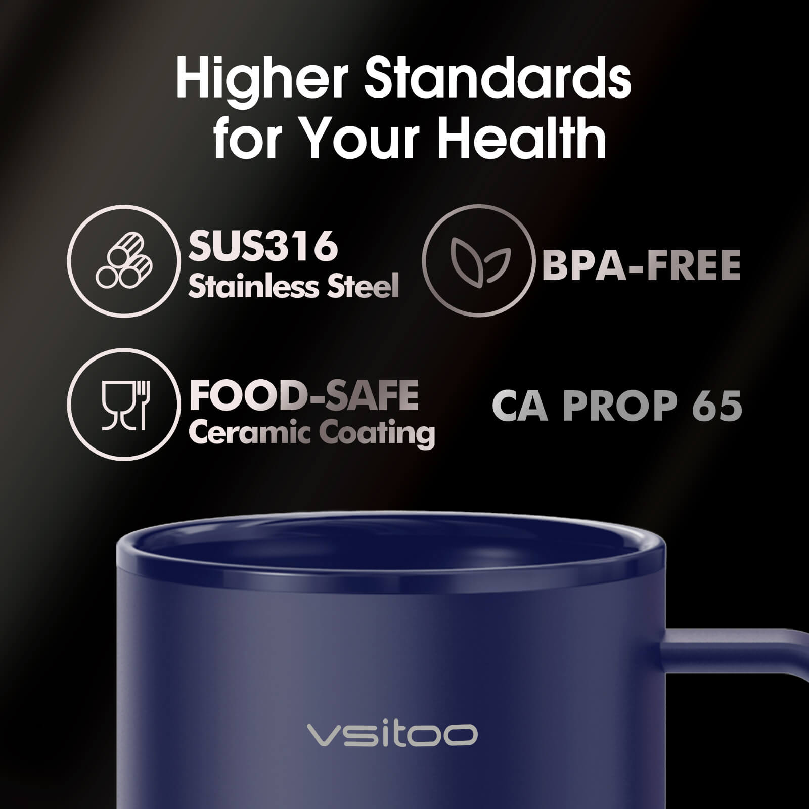 Self heating coffee mug S3 Plus - product detail view 37