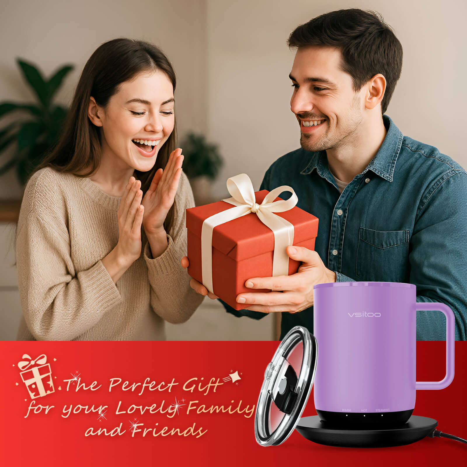 Self heating coffee mug S3 Plus - product detail view 49