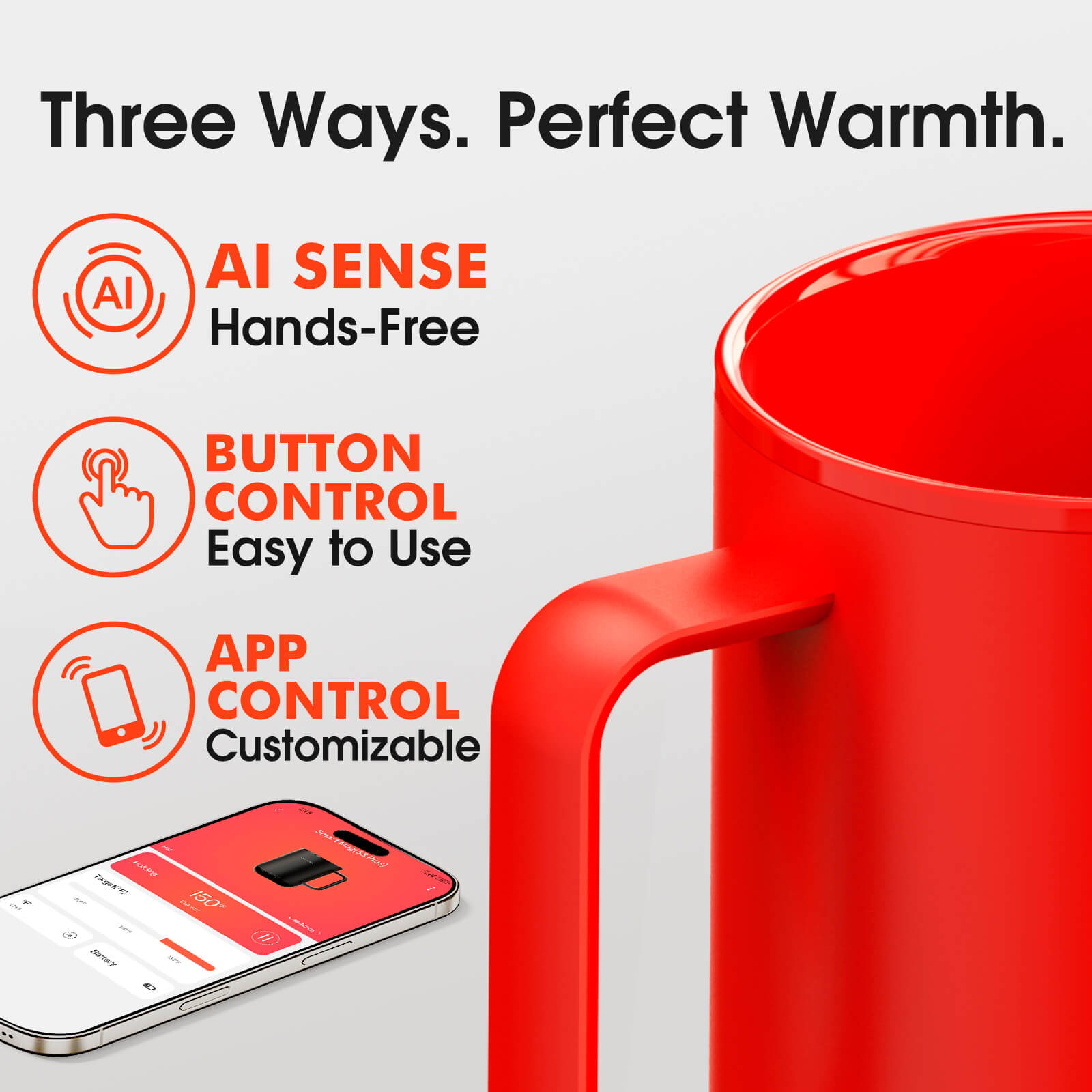 Self heating coffee mug S3 Plus - product detail view 25
