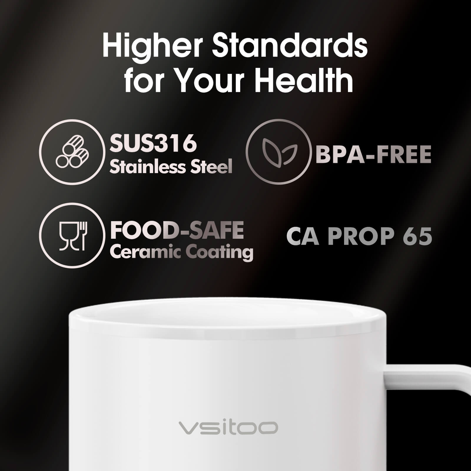 Self heating coffee mug S3 Plus - product detail view 7