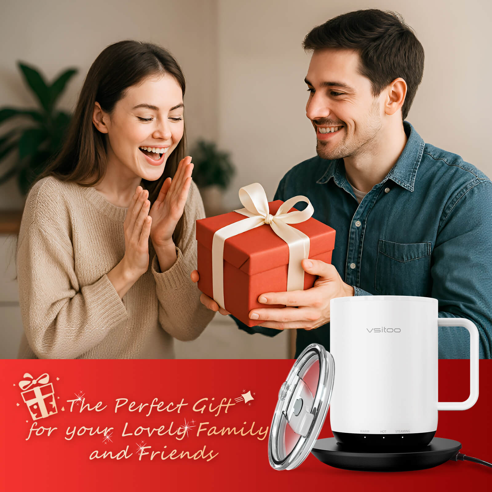 Self heating coffee mug S3 Plus - product detail view 9