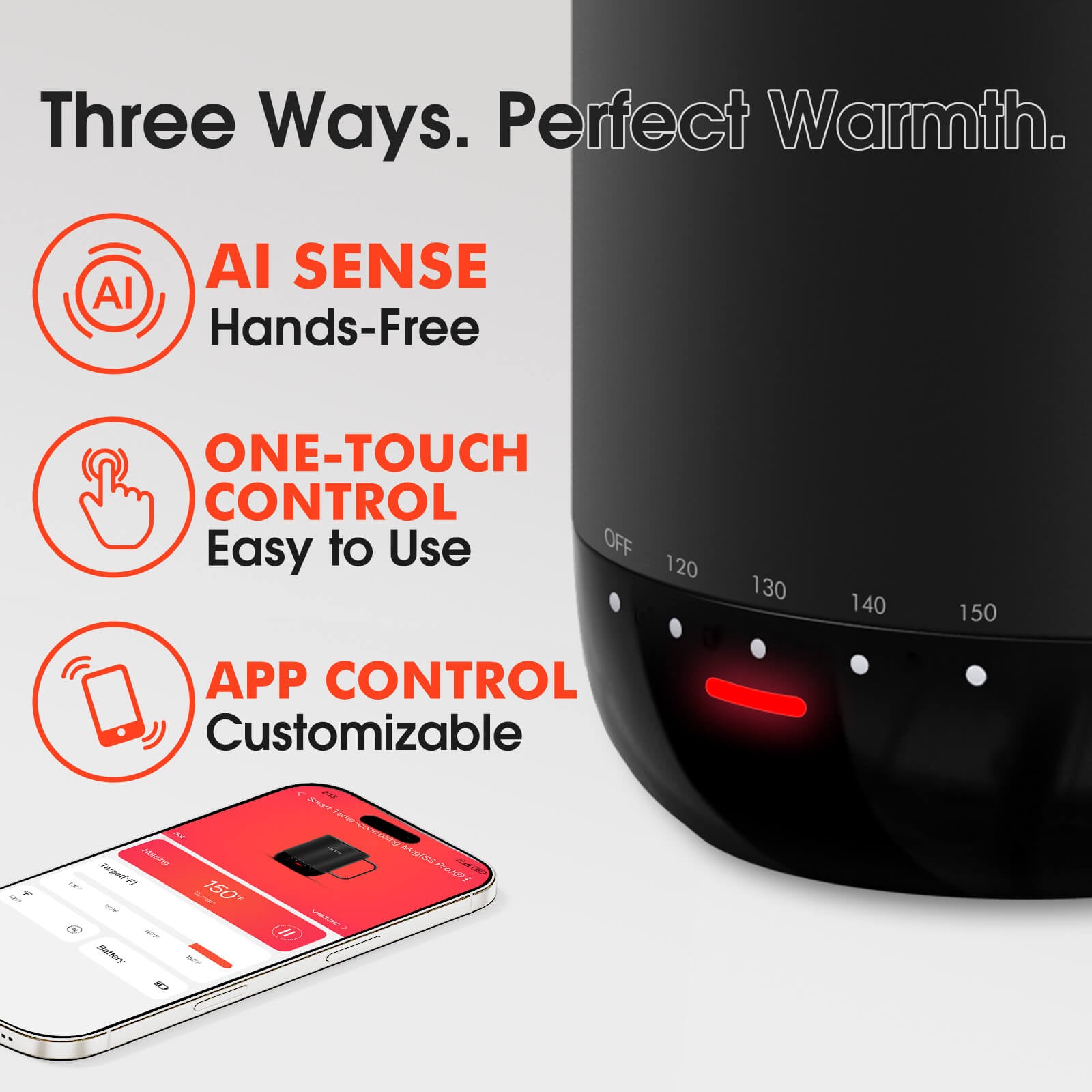 Self heating coffee mug S3 Pro - product detail view 55