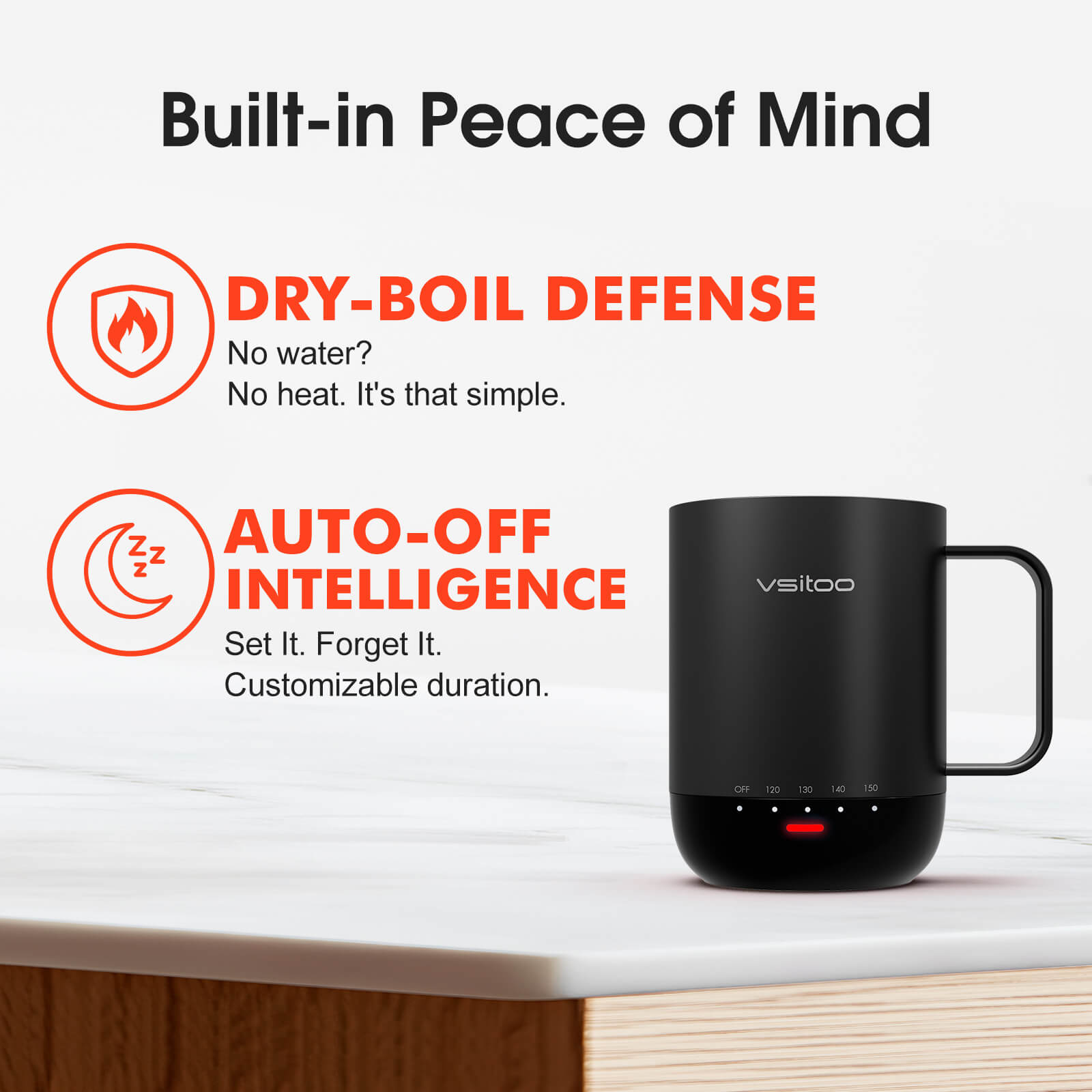 Self heating coffee mug S3 Pro - product detail view 57