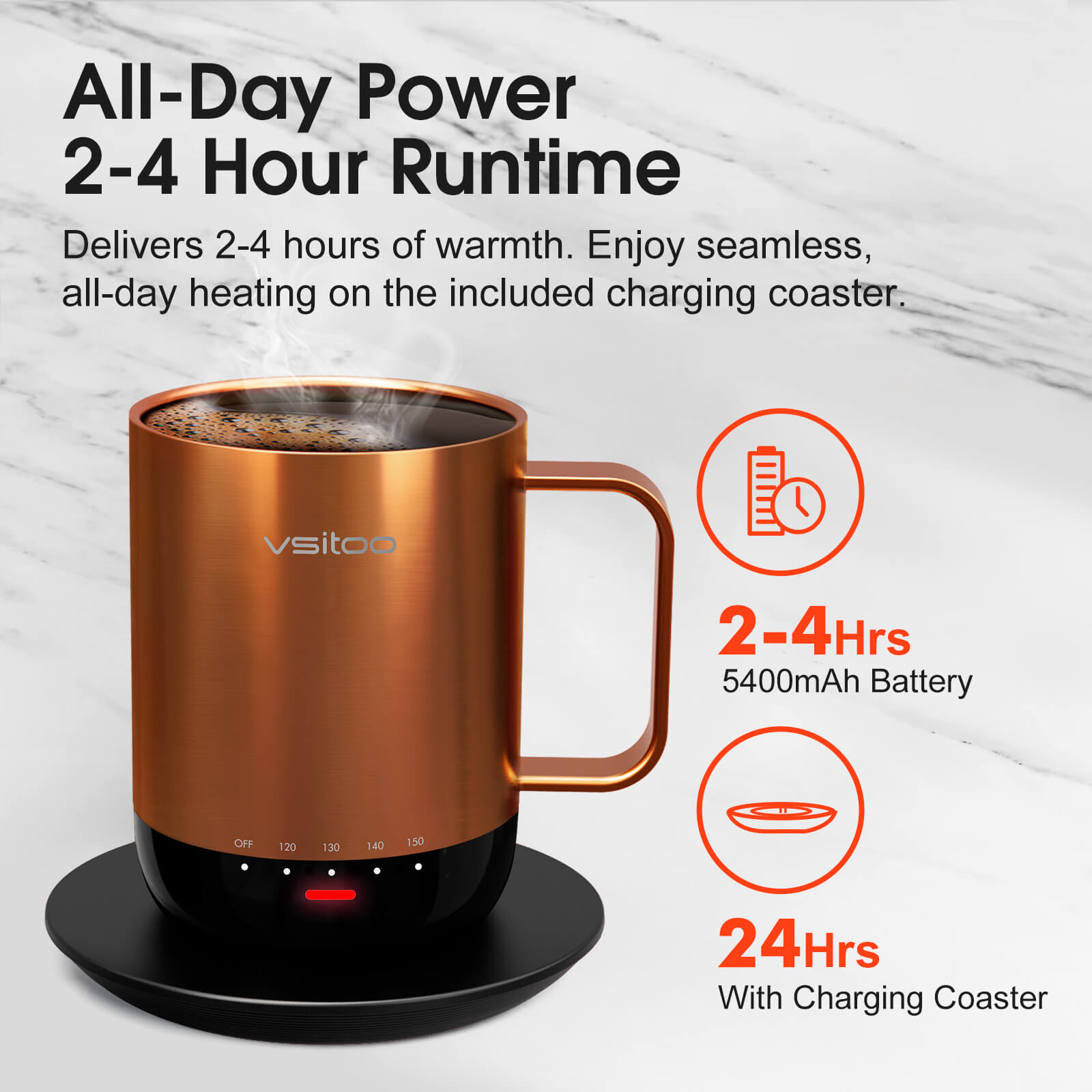 Self heating coffee mug S3 Pro - product detail view 84