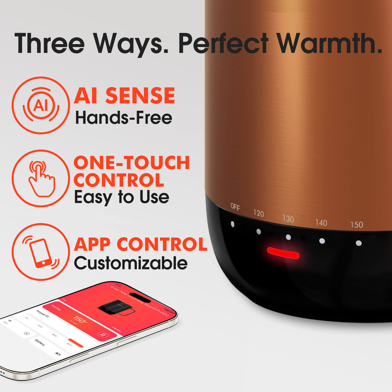 Self heating coffee mug S3 Pro - product detail view 85