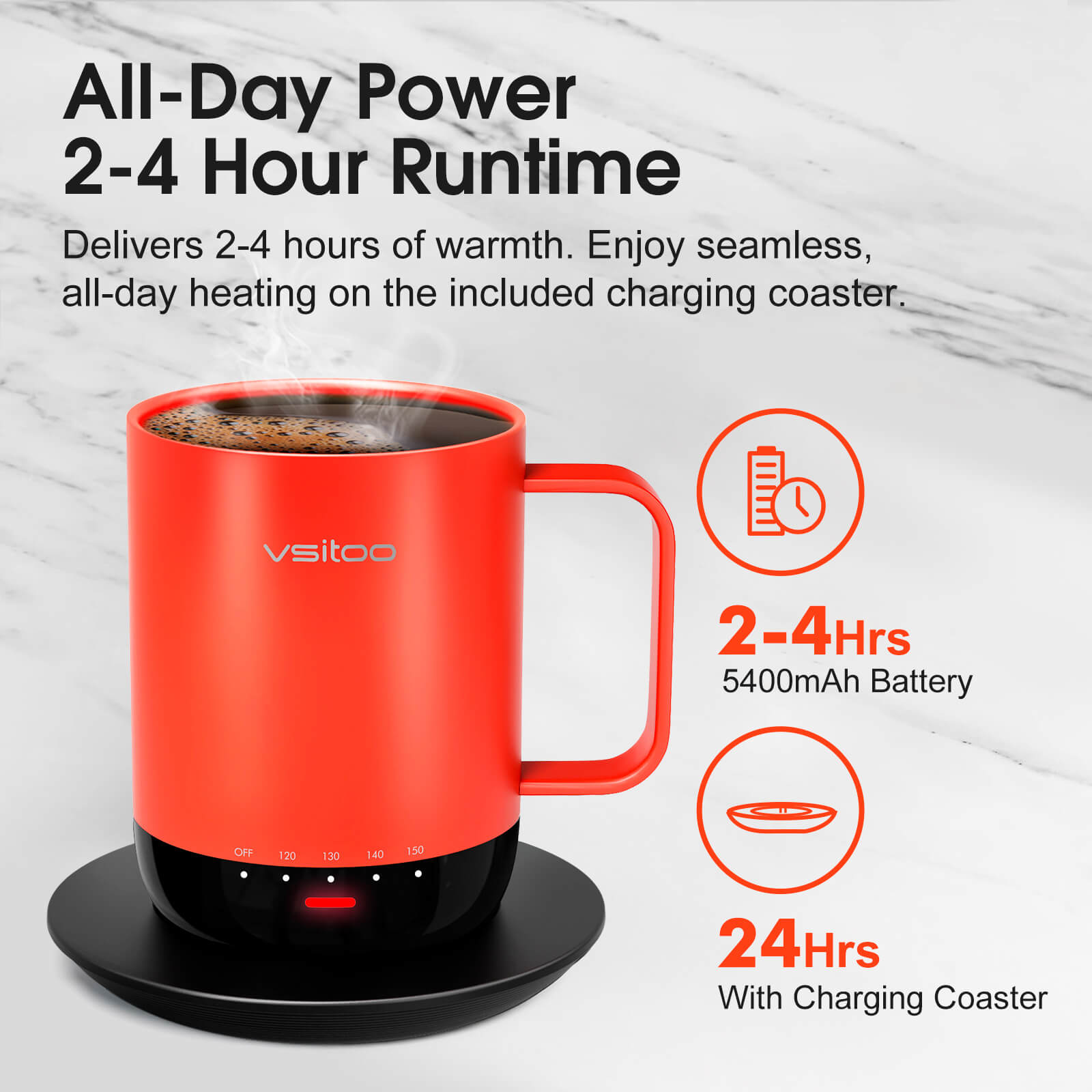 Self heating coffee mug S3 Pro - product detail view 74