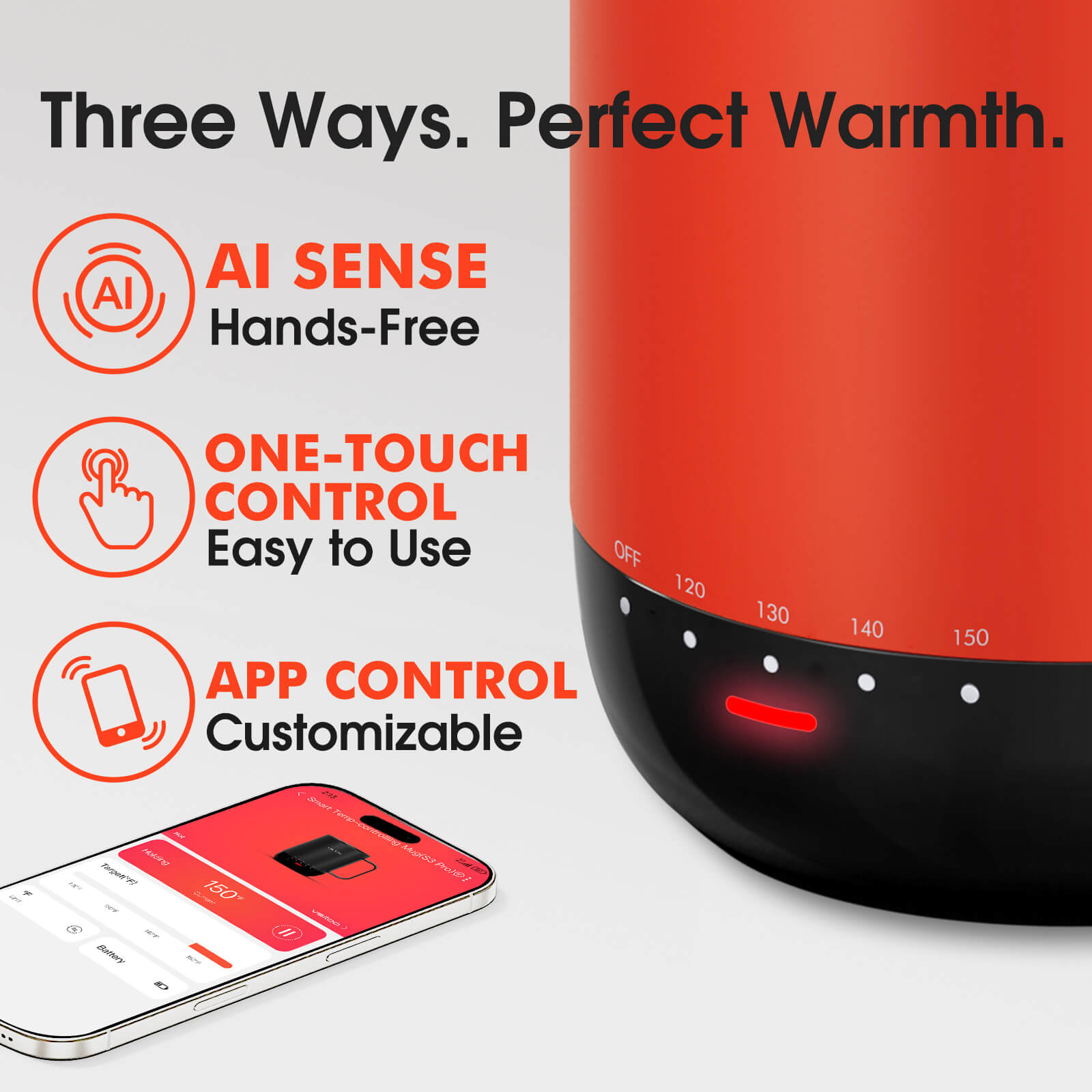 Self heating coffee mug S3 Pro - product detail view 75