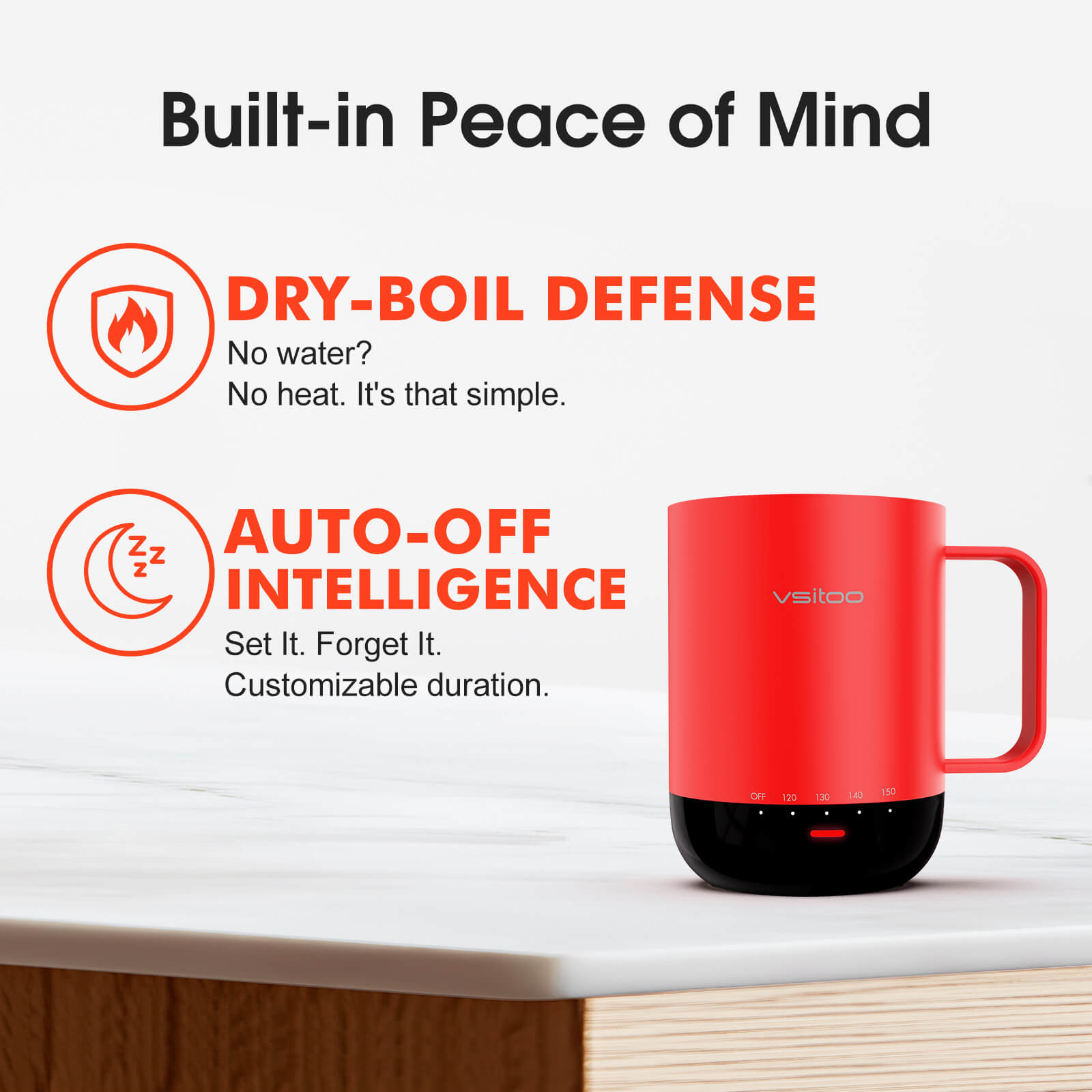 Self heating coffee mug S3 Pro - product detail view 76