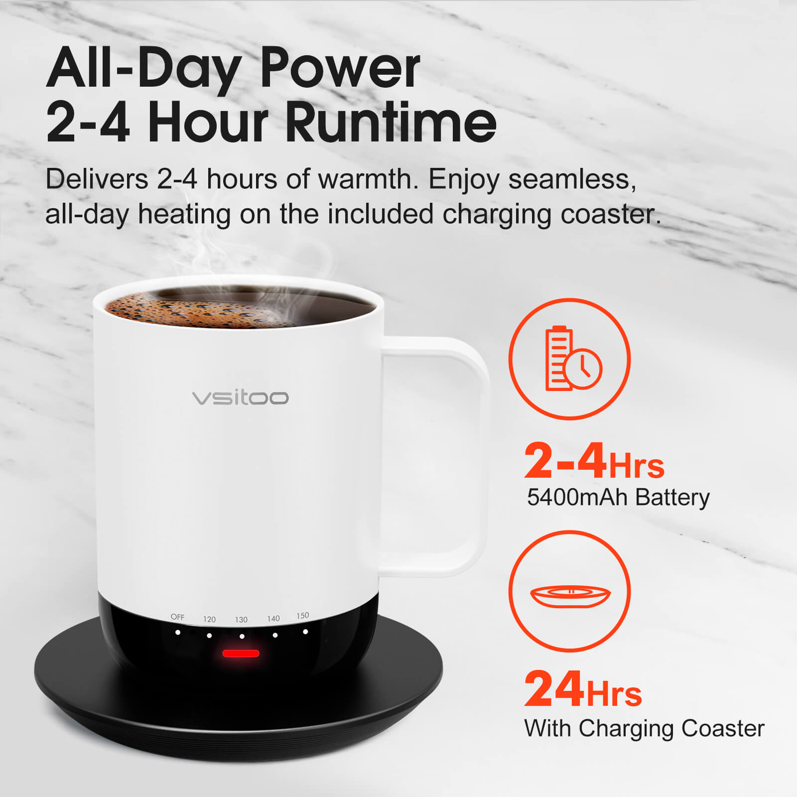 Self heating coffee mug S3 Pro - product detail view 64