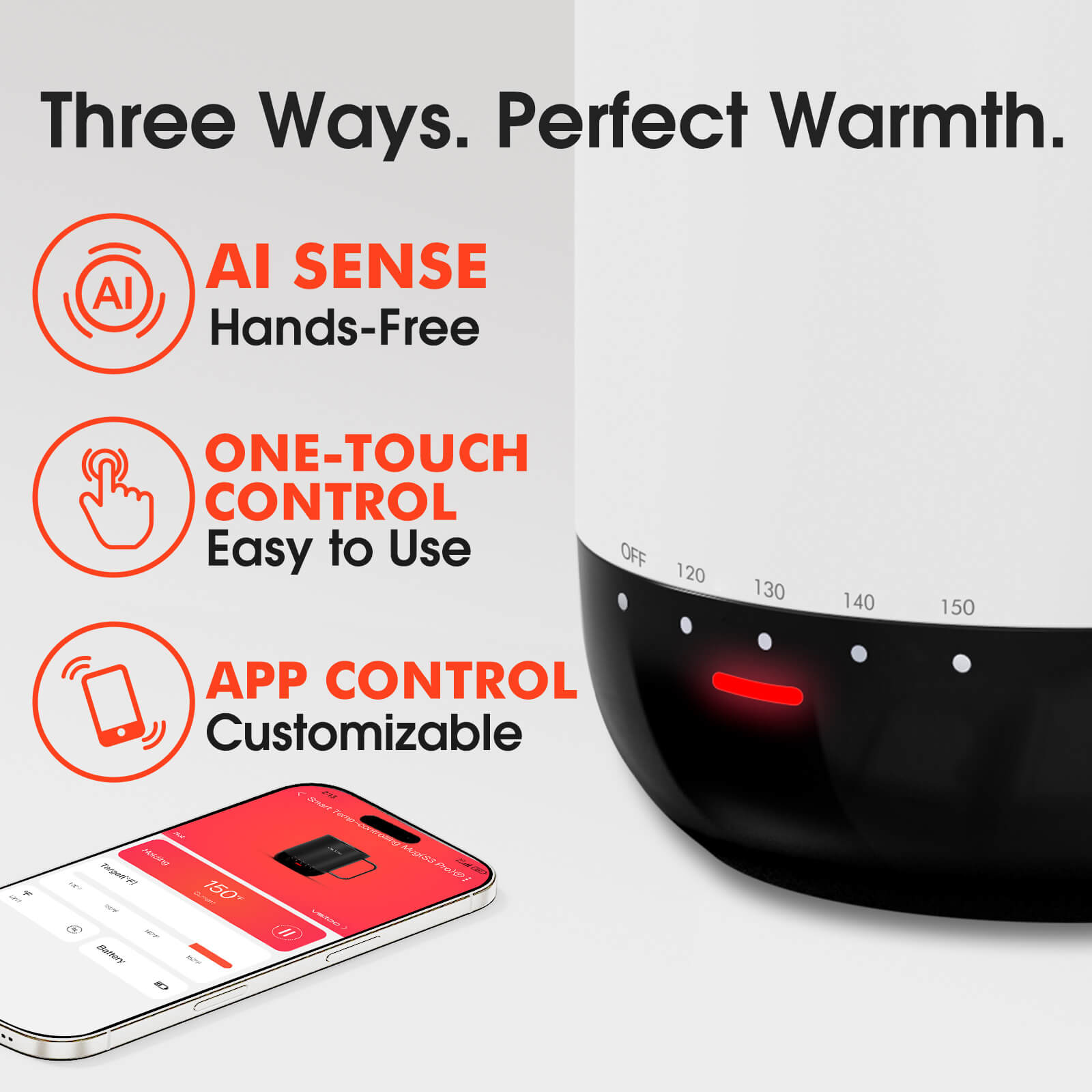 Self heating coffee mug S3 Pro - product detail view 65