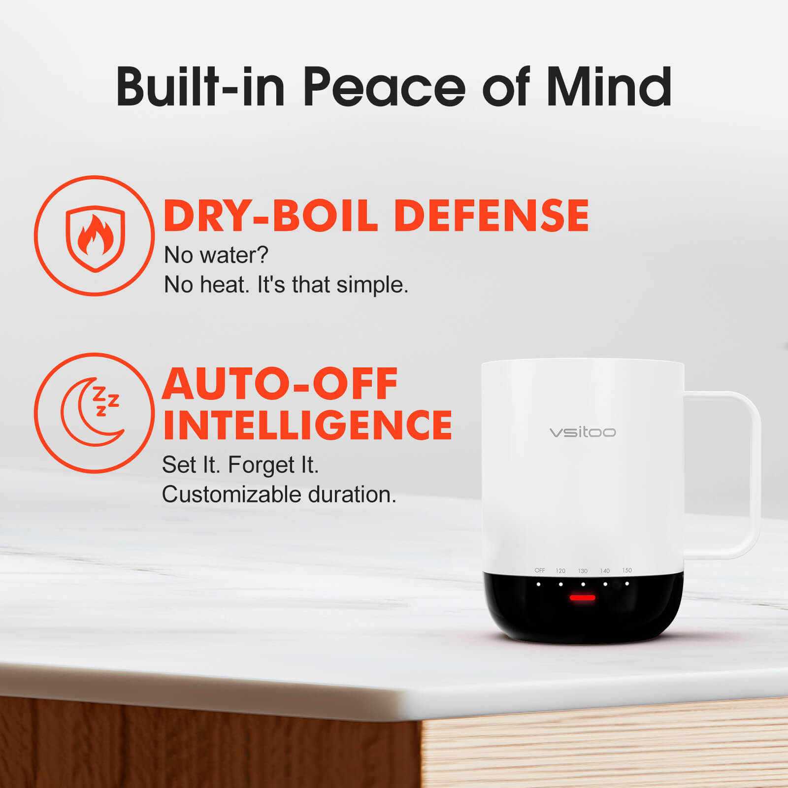 Self heating coffee mug S3 Pro - product detail view 66