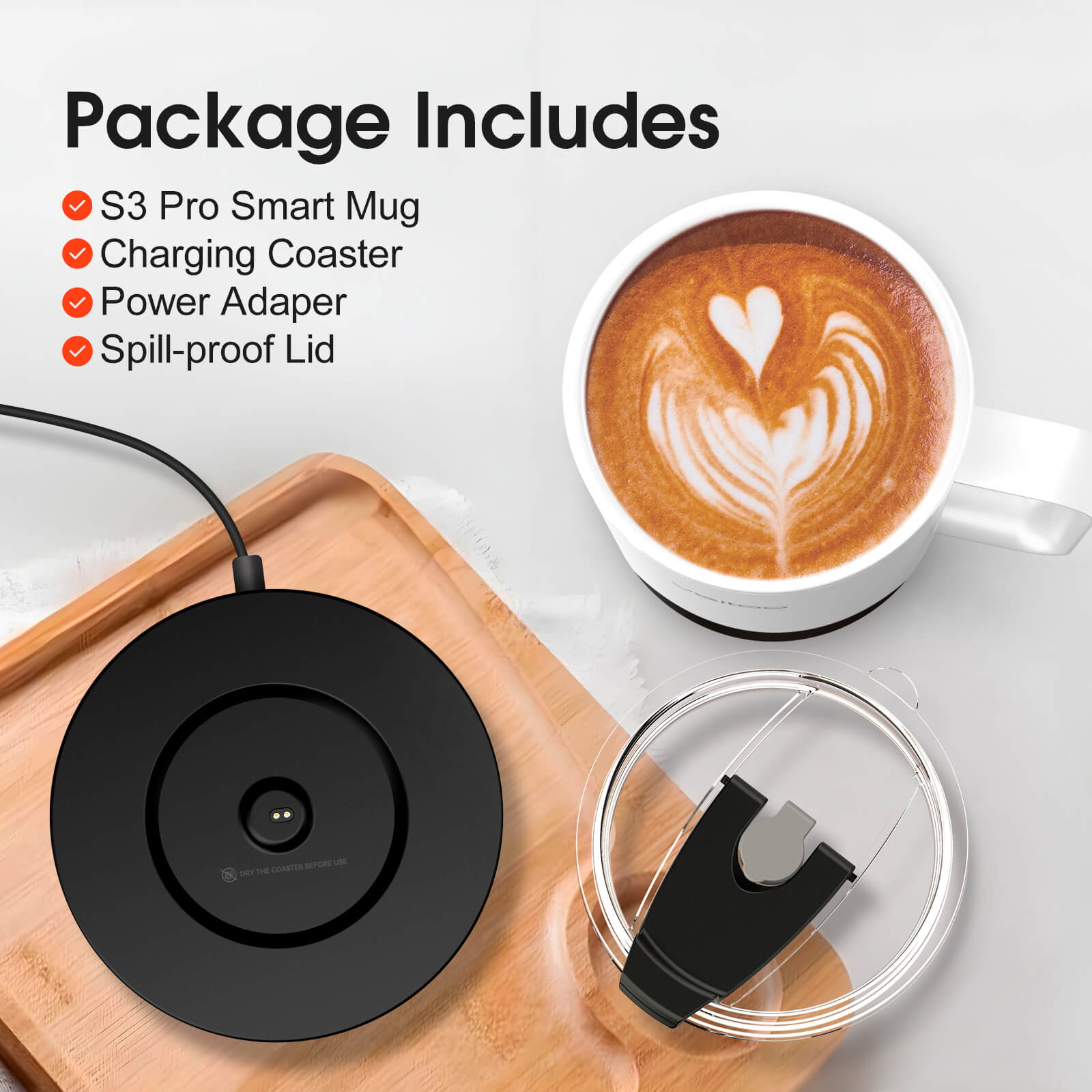 Self heating coffee mug S3 Pro - product detail view 69