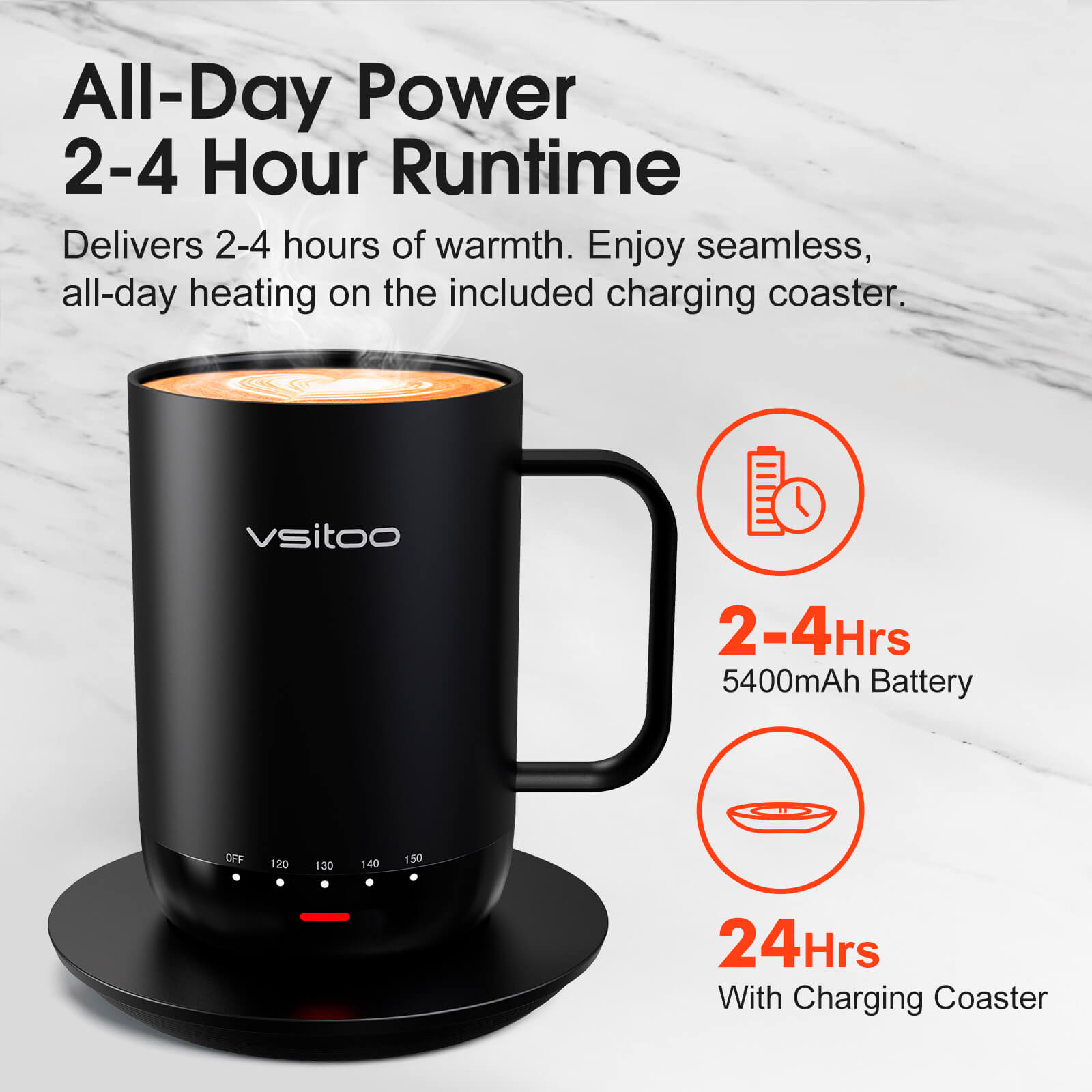 Self heating coffee mug S3 Pro - product detail view 14