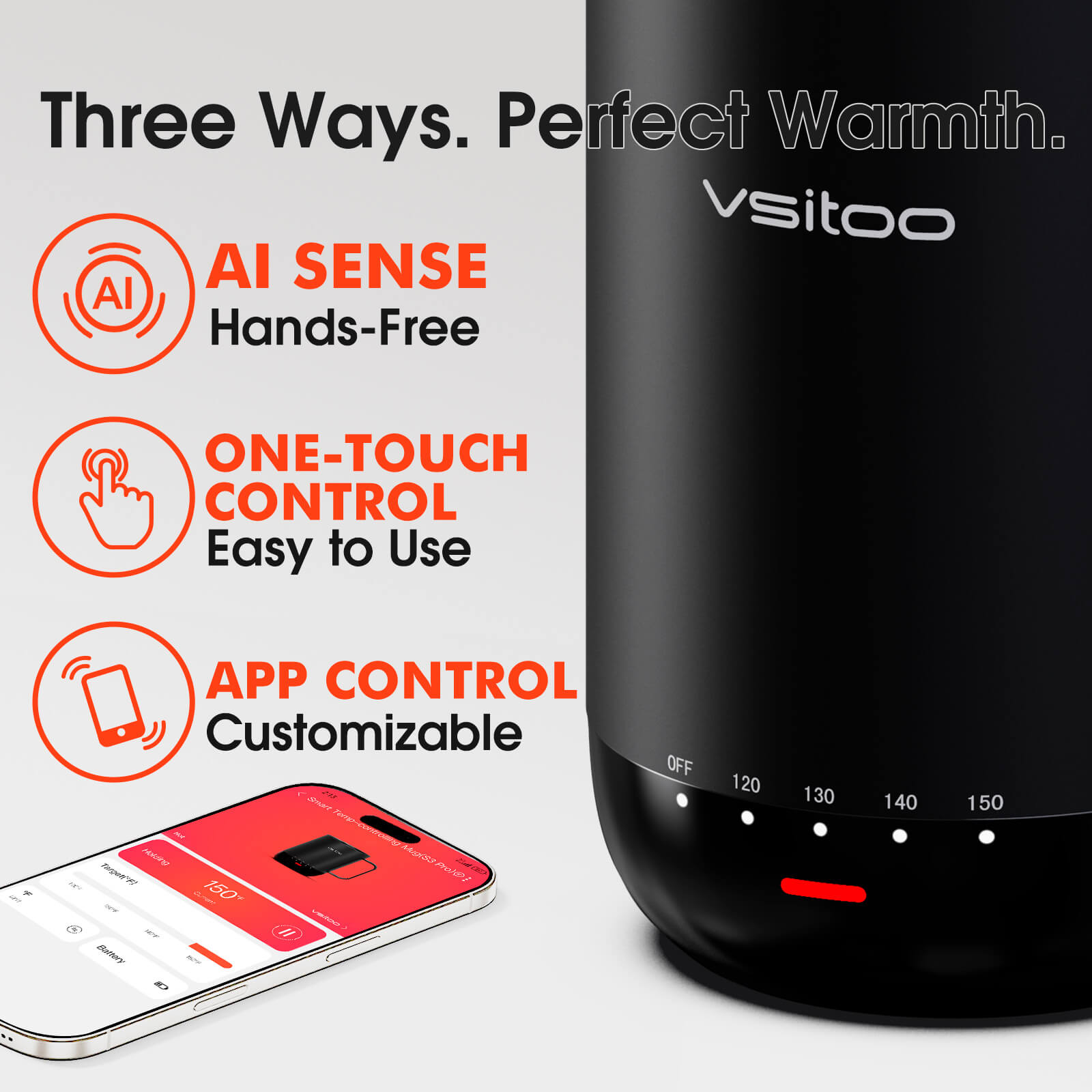 Self heating coffee mug S3 Pro - product detail view 15