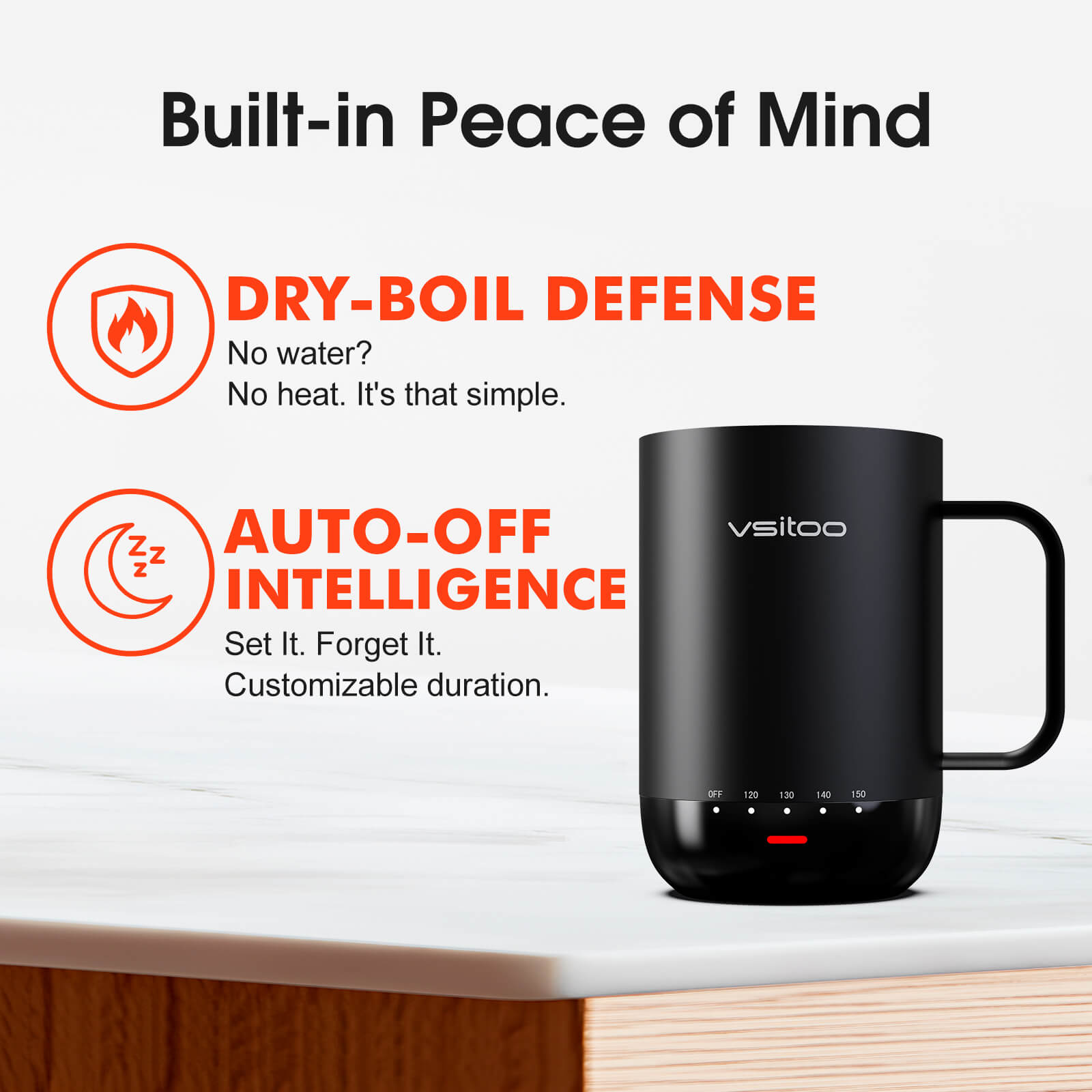 Self heating coffee mug S3 Pro - product detail view 16