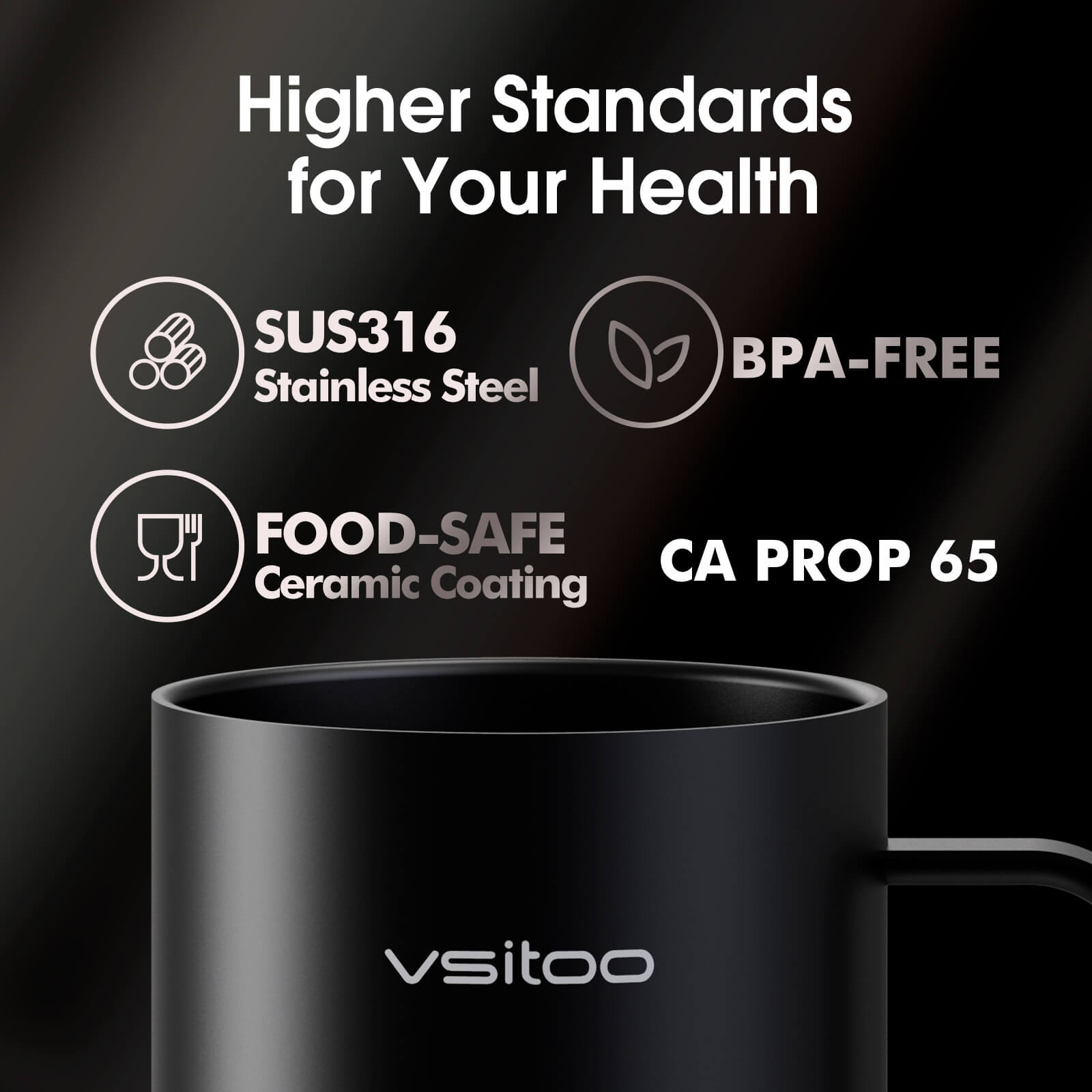 Self heating coffee mug S3 Pro - product detail view 17