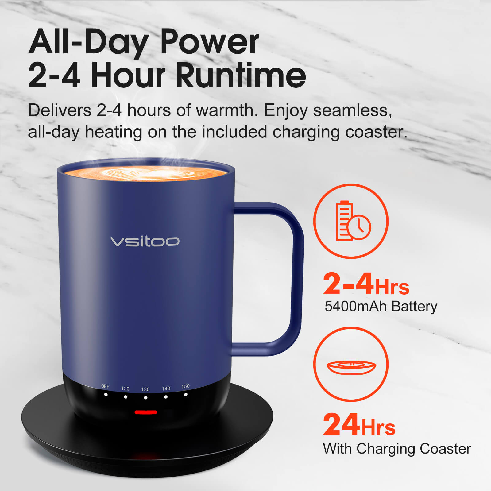 Self heating coffee mug S3 Pro - product detail view 44