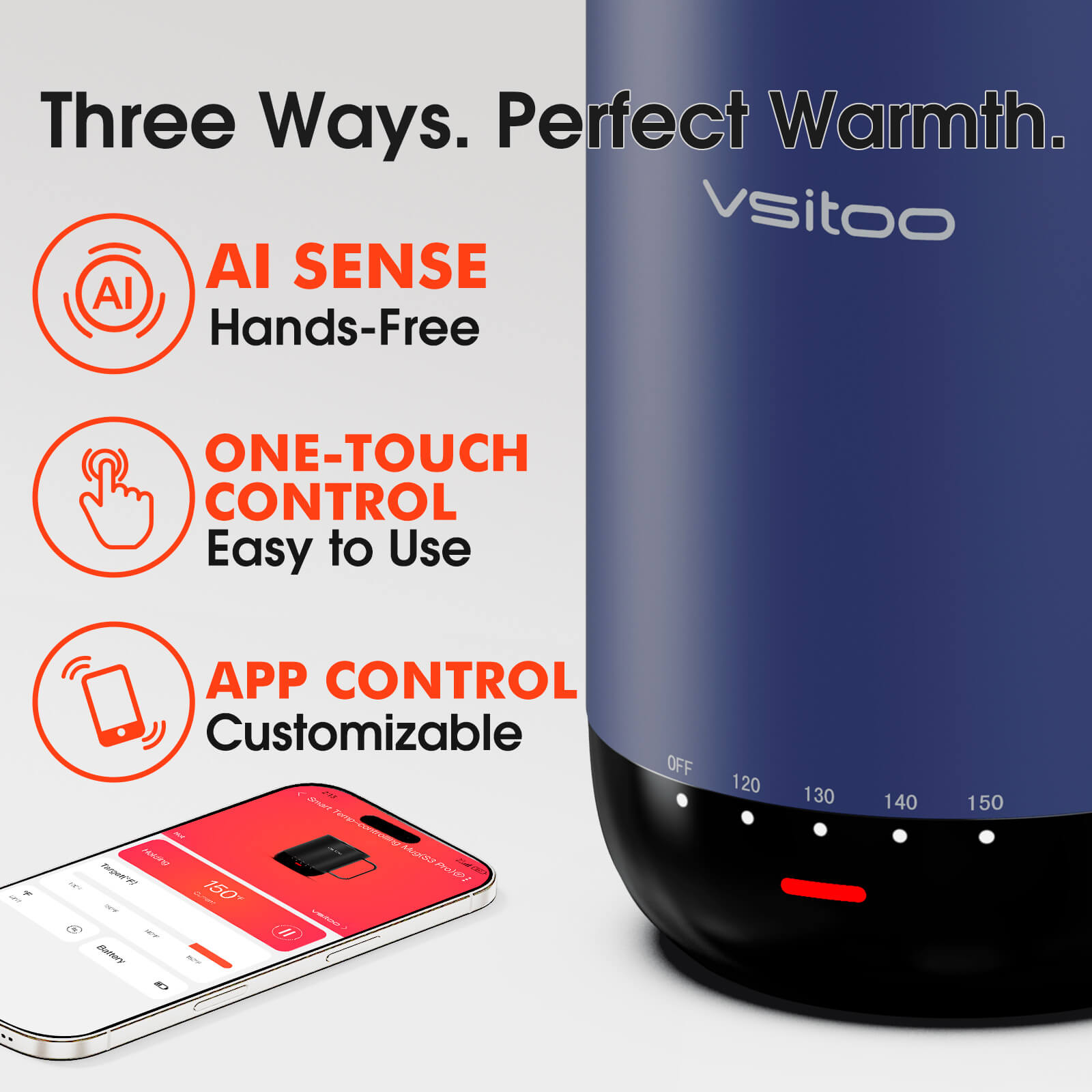 Self heating coffee mug S3 Pro - product detail view 45