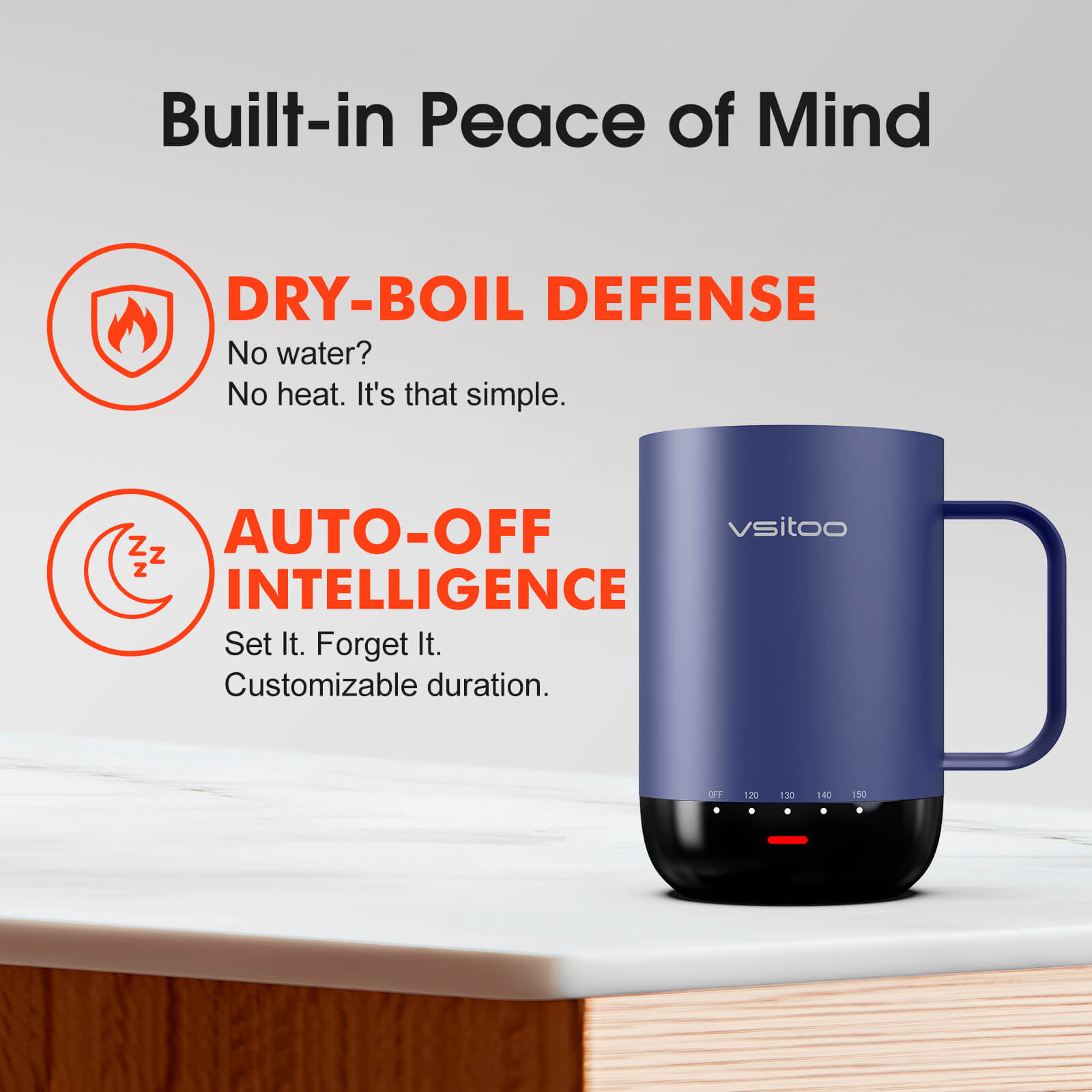Self heating coffee mug S3 Pro - product detail view 46
