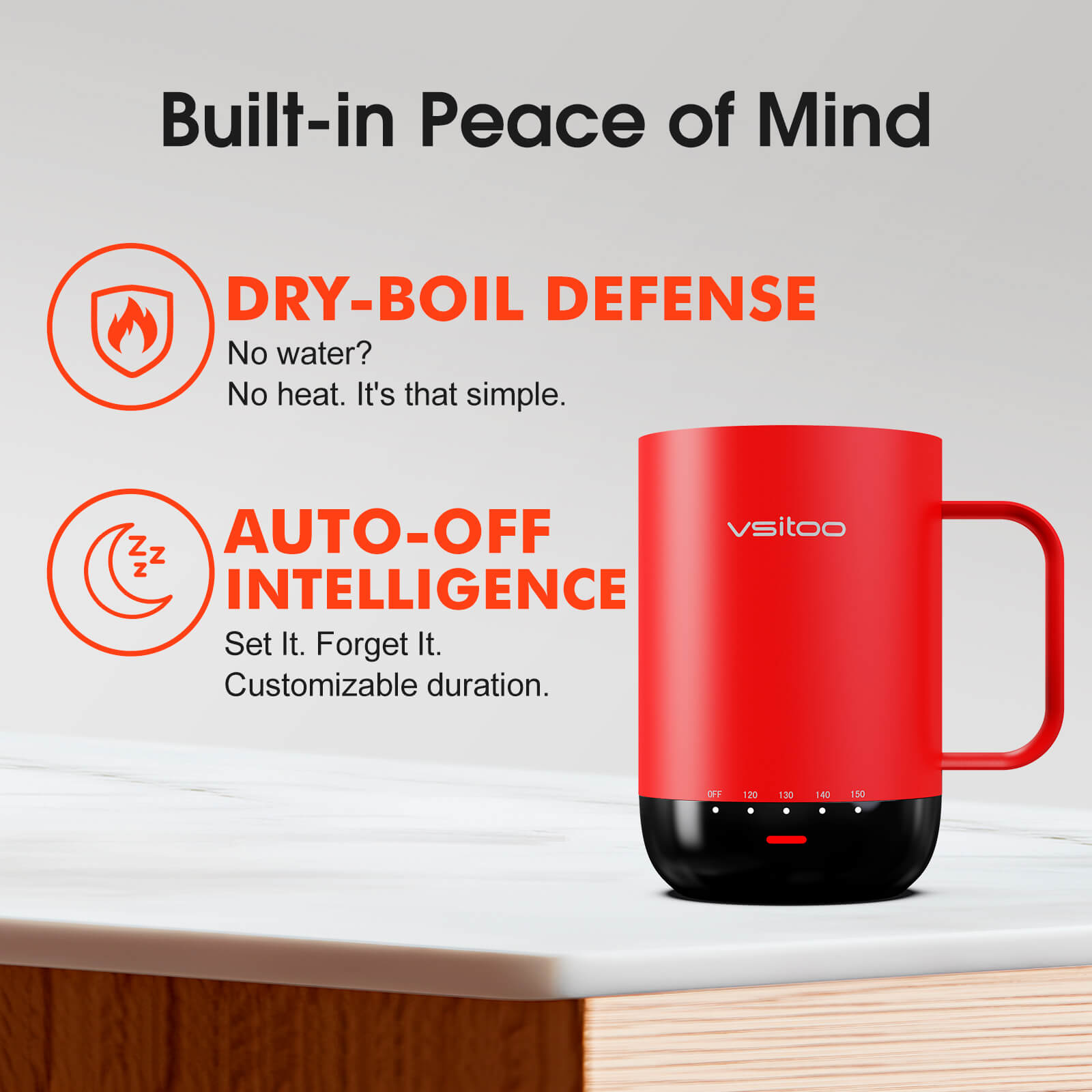 Self heating coffee mug S3 Pro - product detail view 36
