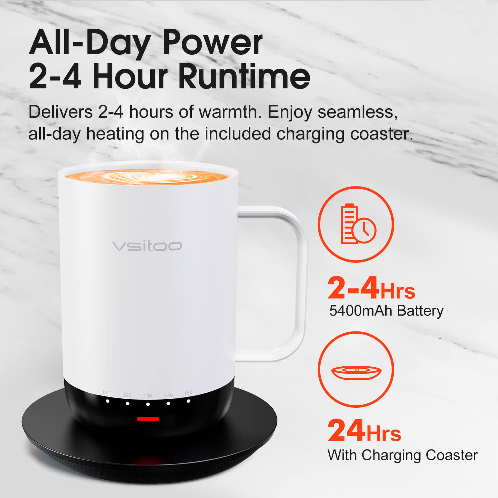 Self heating coffee mug S3 Pro - product detail view 24