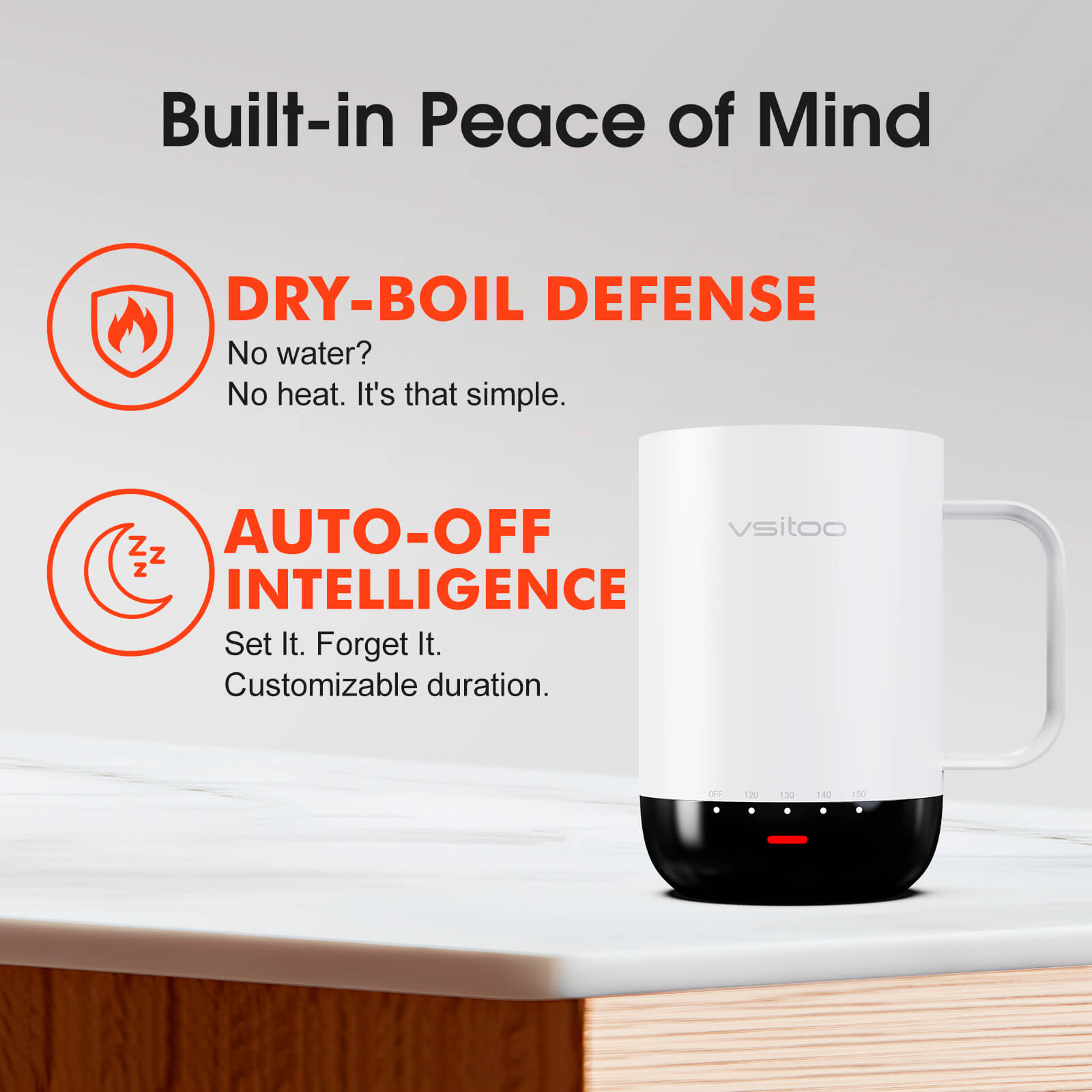Self heating coffee mug S3 Pro - product detail view 26