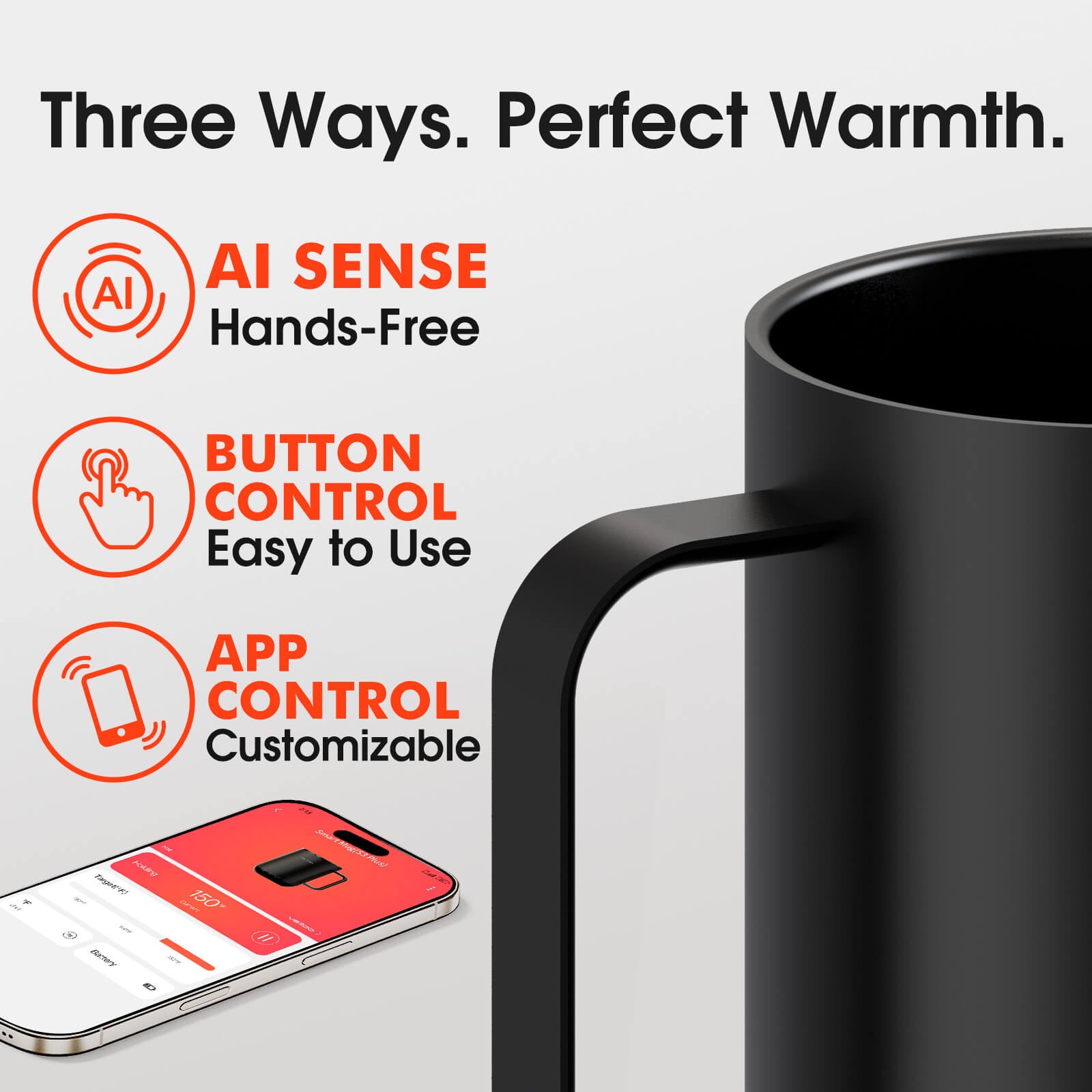 Self heating coffee mug S3 Ultra - product detail view 24