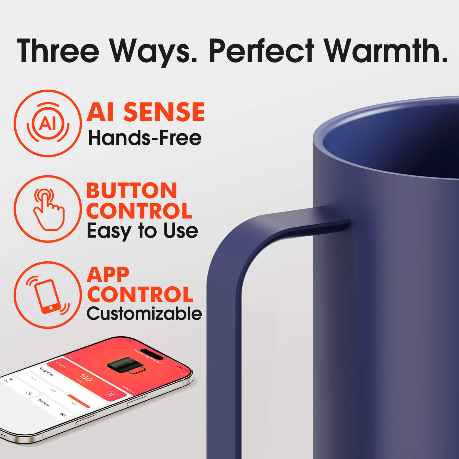 Self heating coffee mug S3 Ultra - packaging and accessories