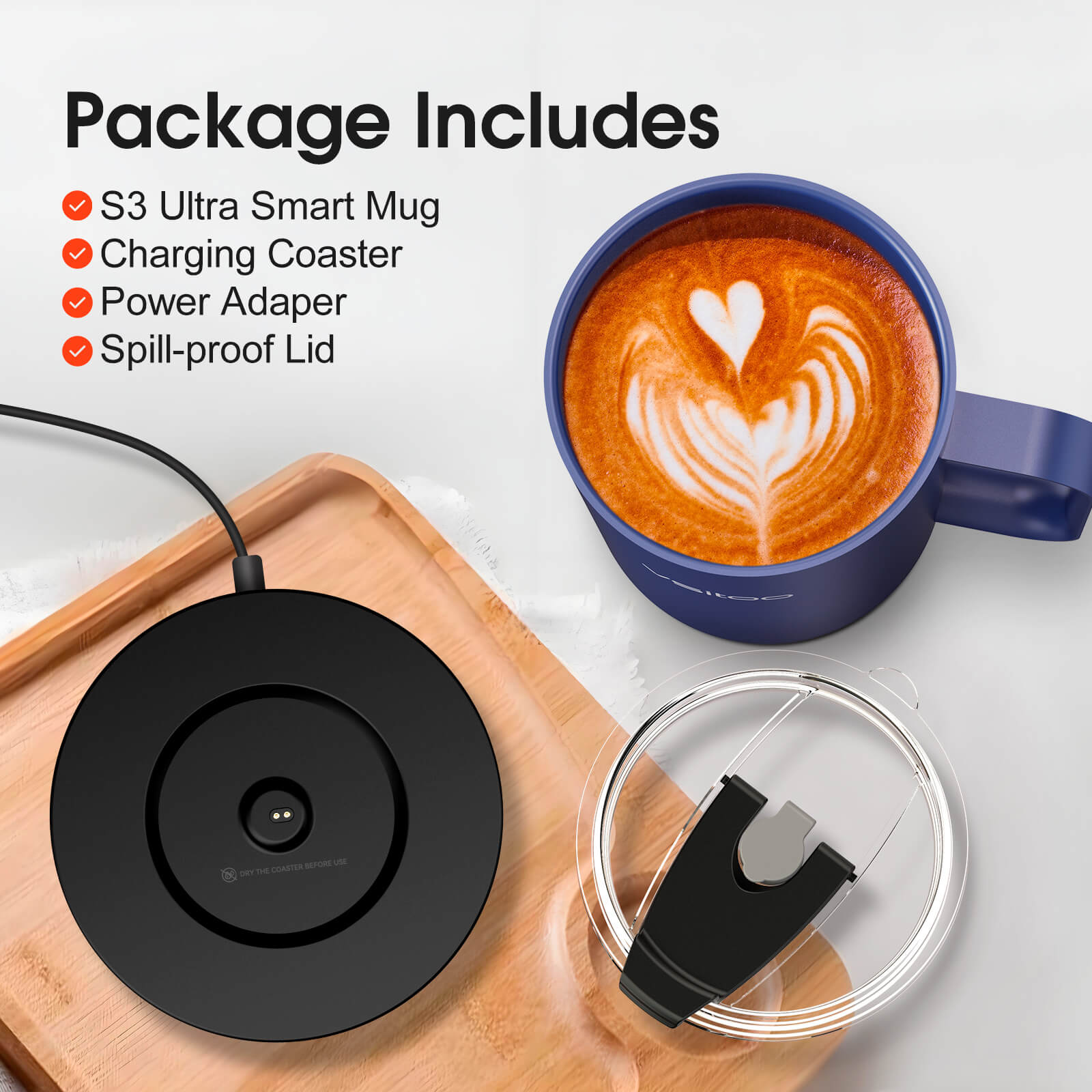 Self heating coffee mug S3 Ultra - product detail view 40