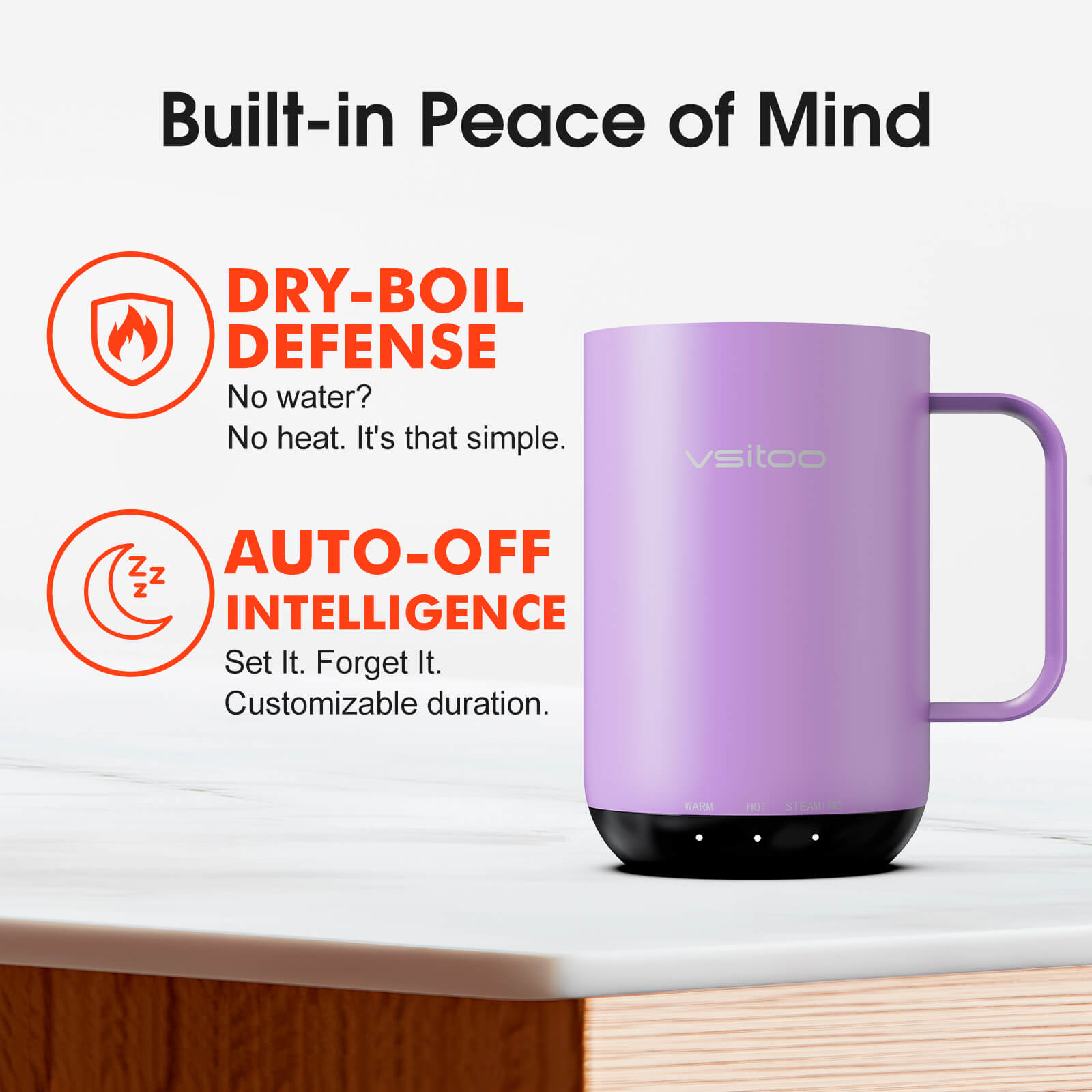 Self heating coffee mug S3 Ultra - product detail view 46