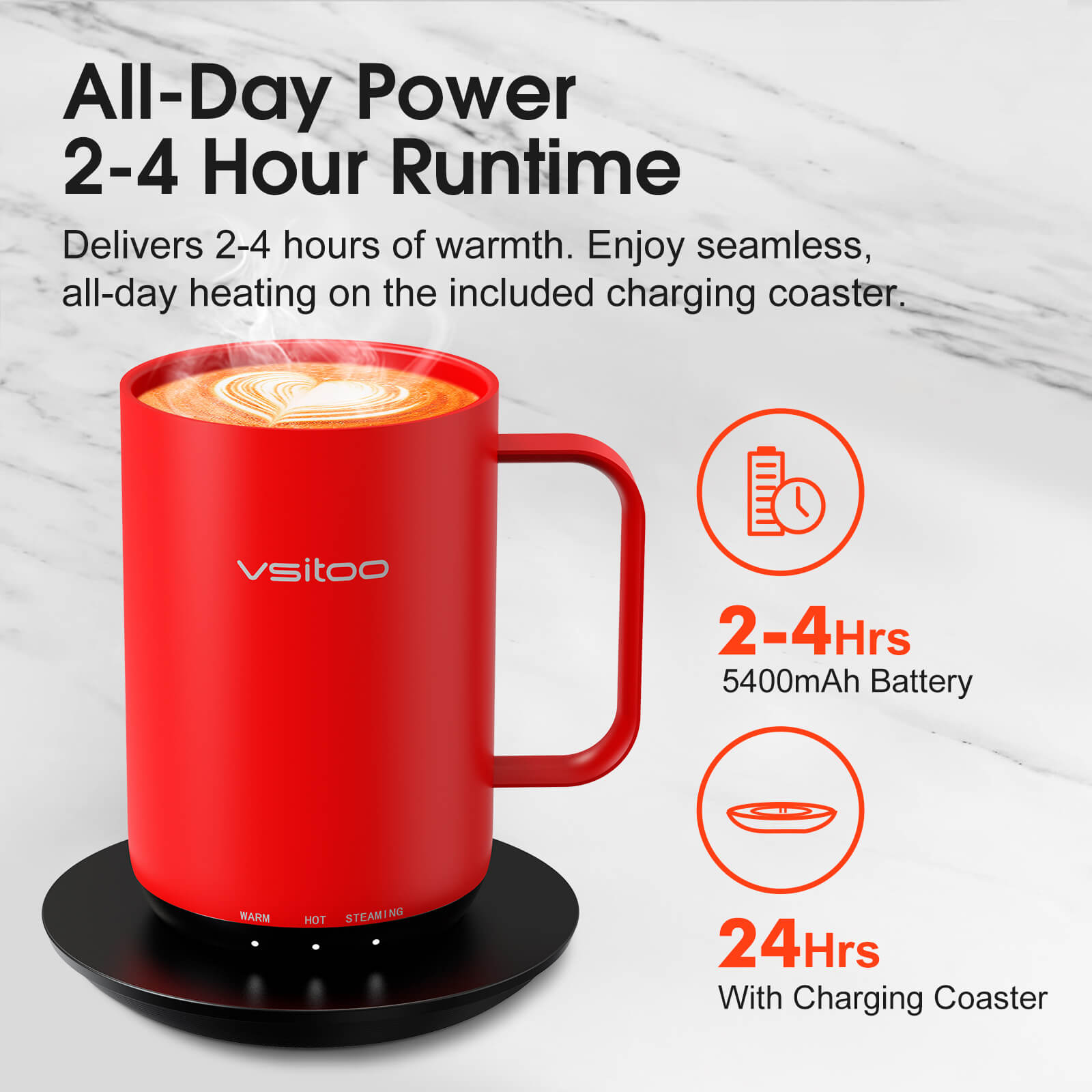 Self heating coffee mug S3 Ultra - product detail view 13