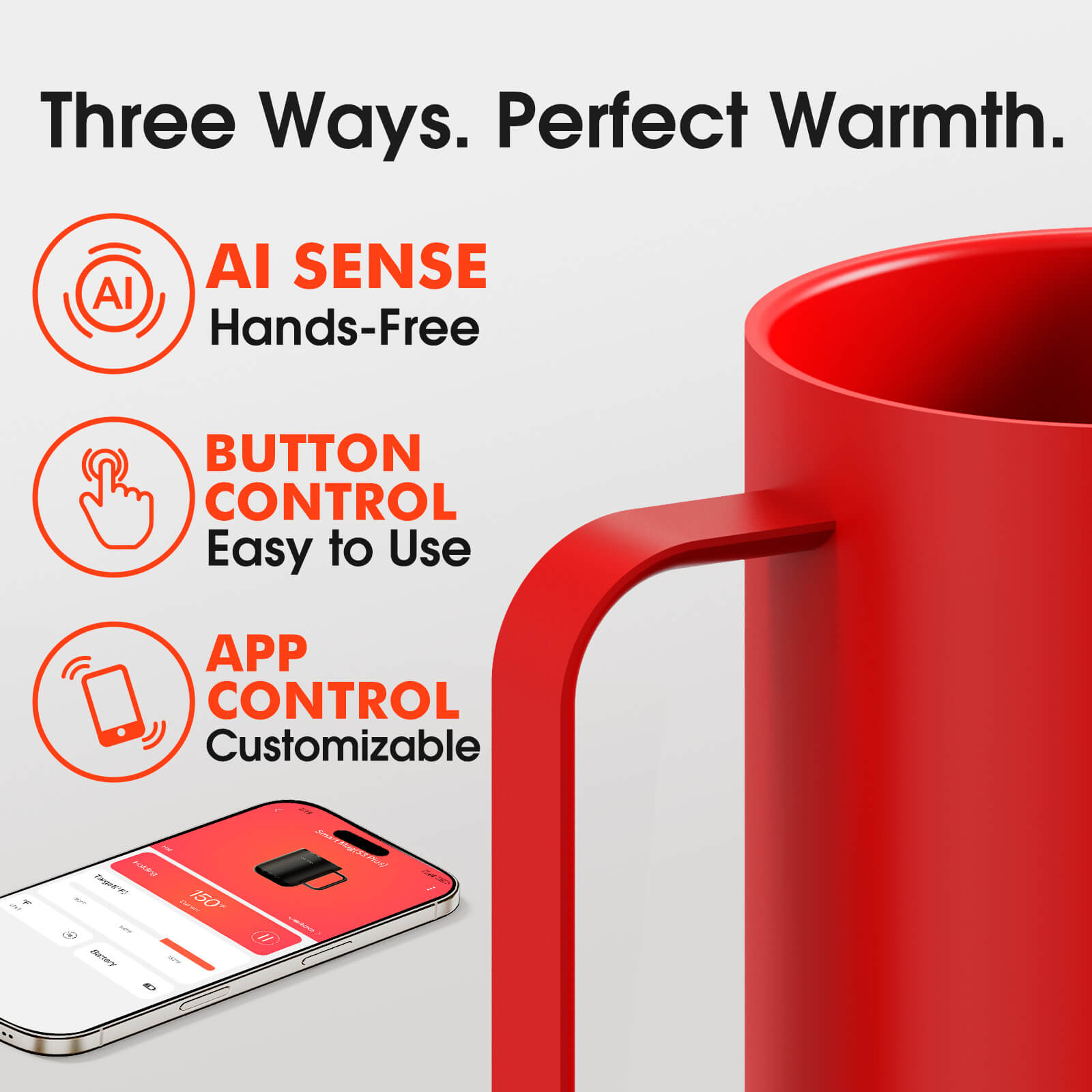 Self heating coffee mug S3 Ultra - product detail view 14