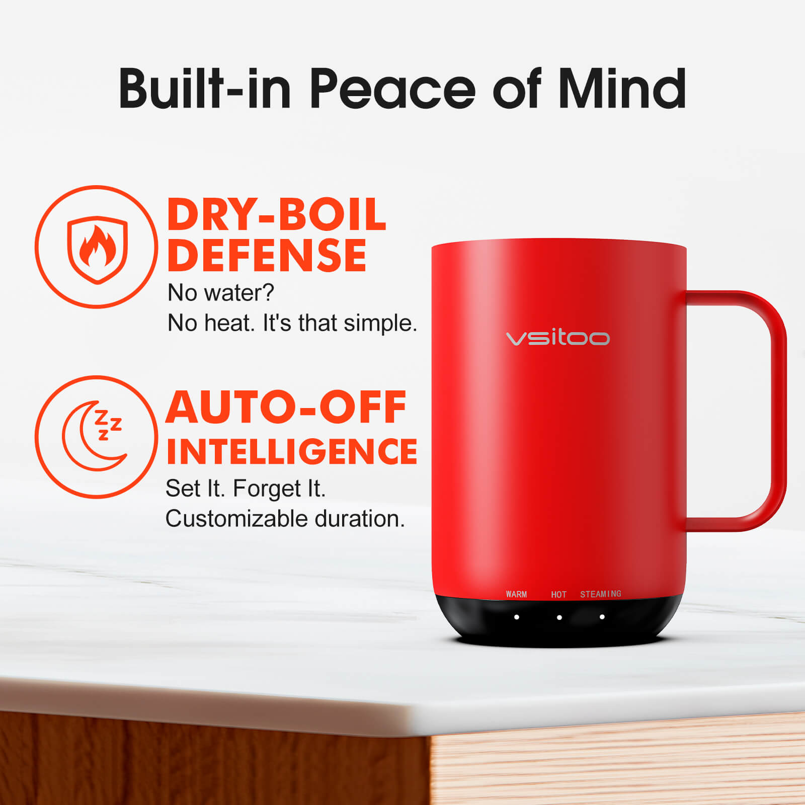Self heating coffee mug S3 Ultra - product detail view 15