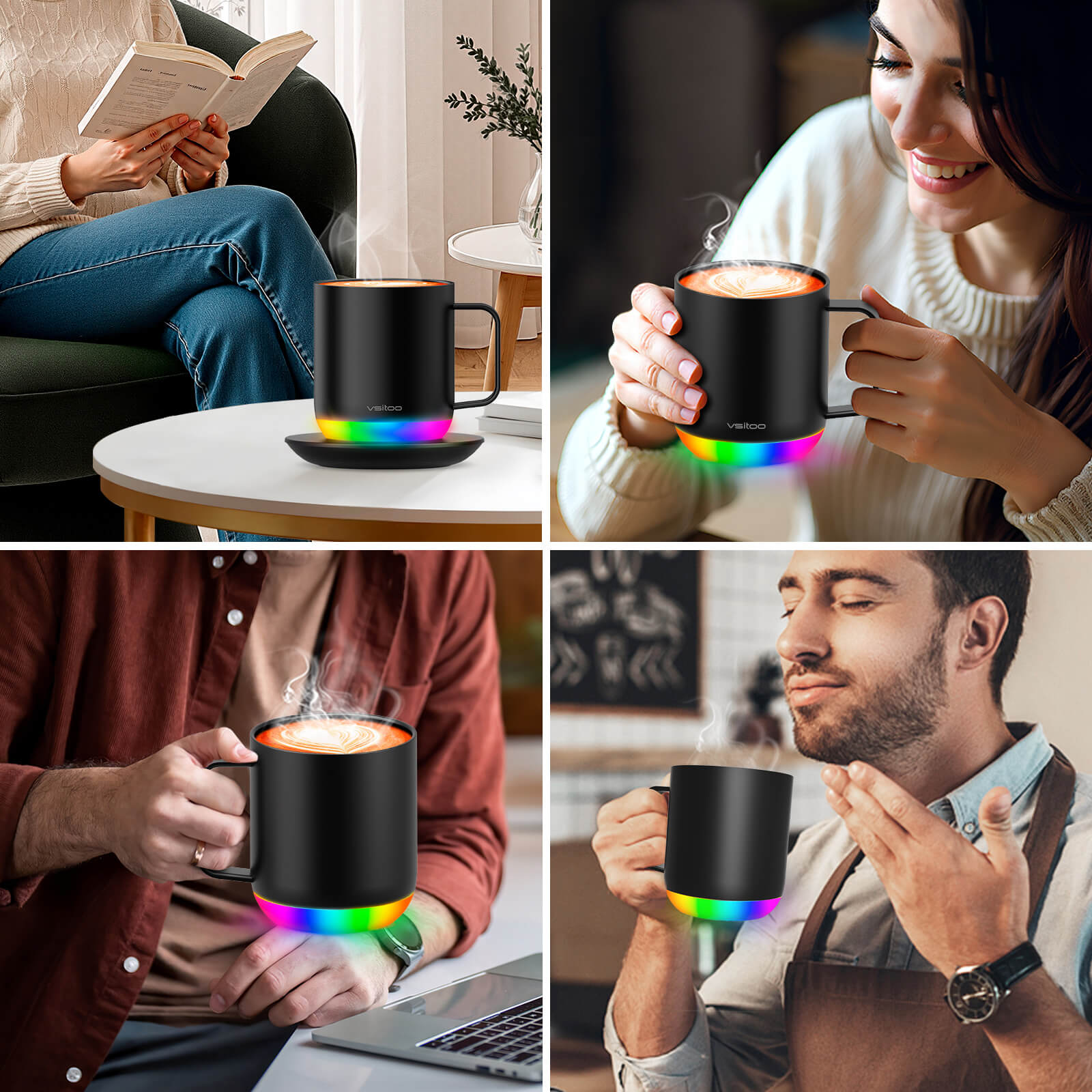 Smart mug S6 Plus with RGB lighting - product detail view 20