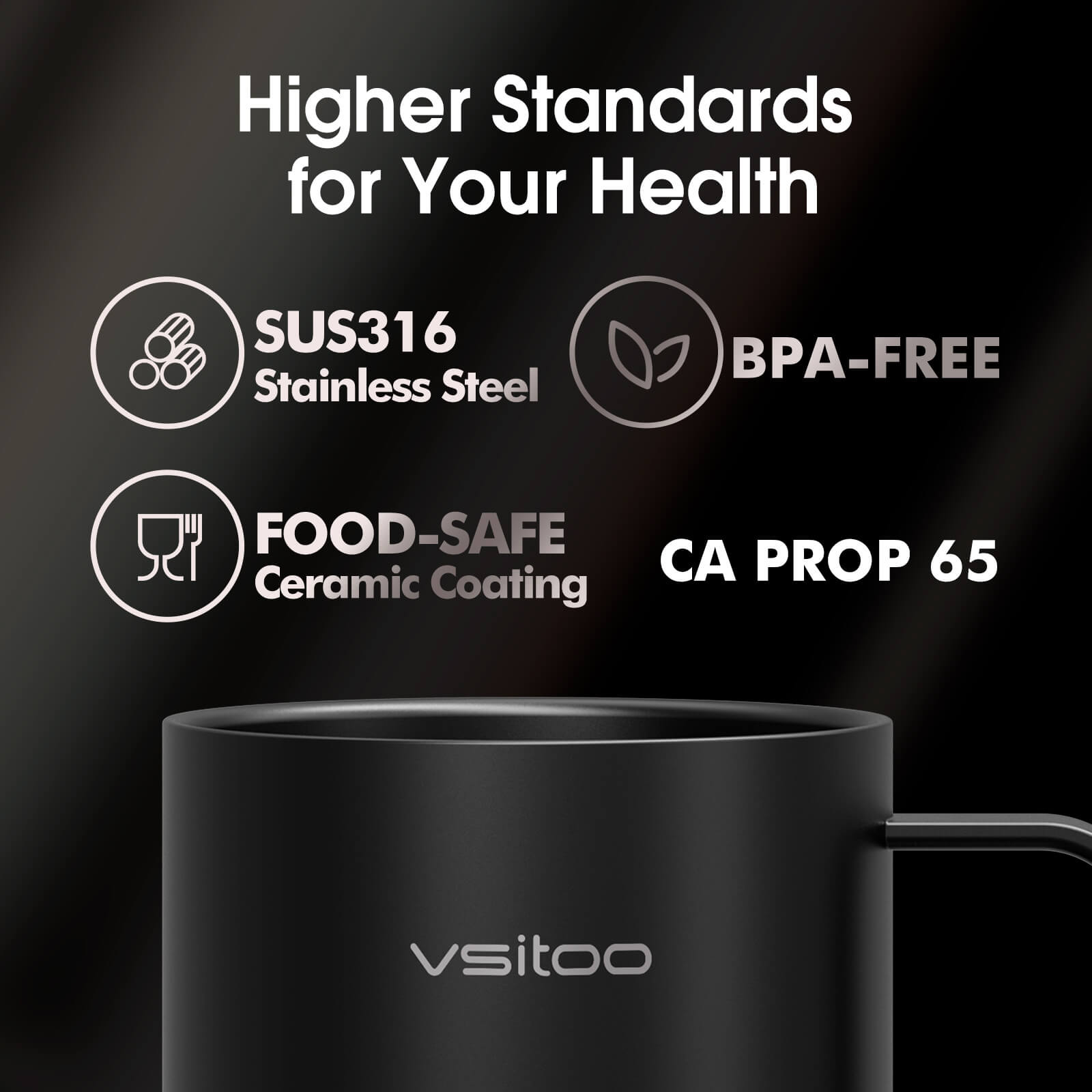 Smart mug S6 Plus with RGB lighting - product detail view 17