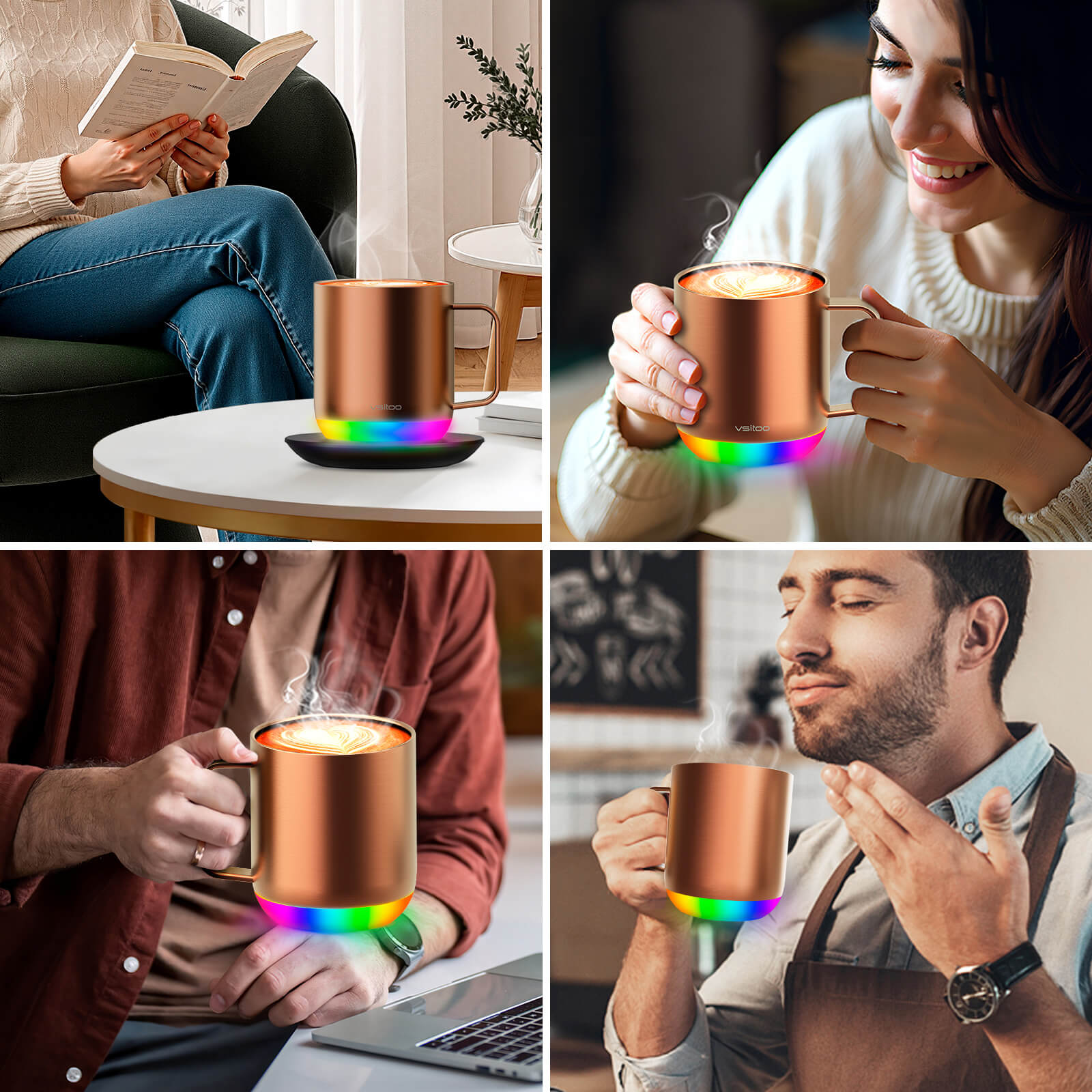 Smart mug S6 Plus with RGB lighting - product detail view 50
