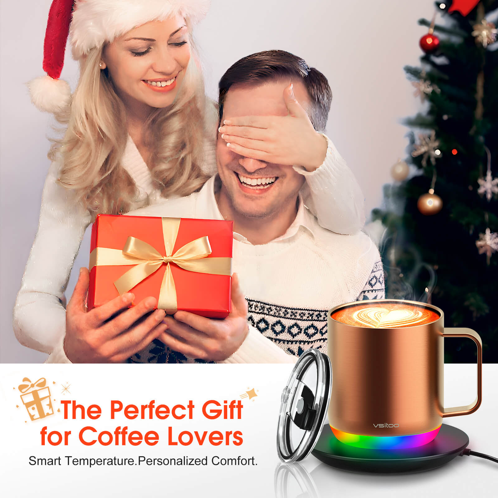 Smart mug S6 Plus with RGB lighting - product detail view 49