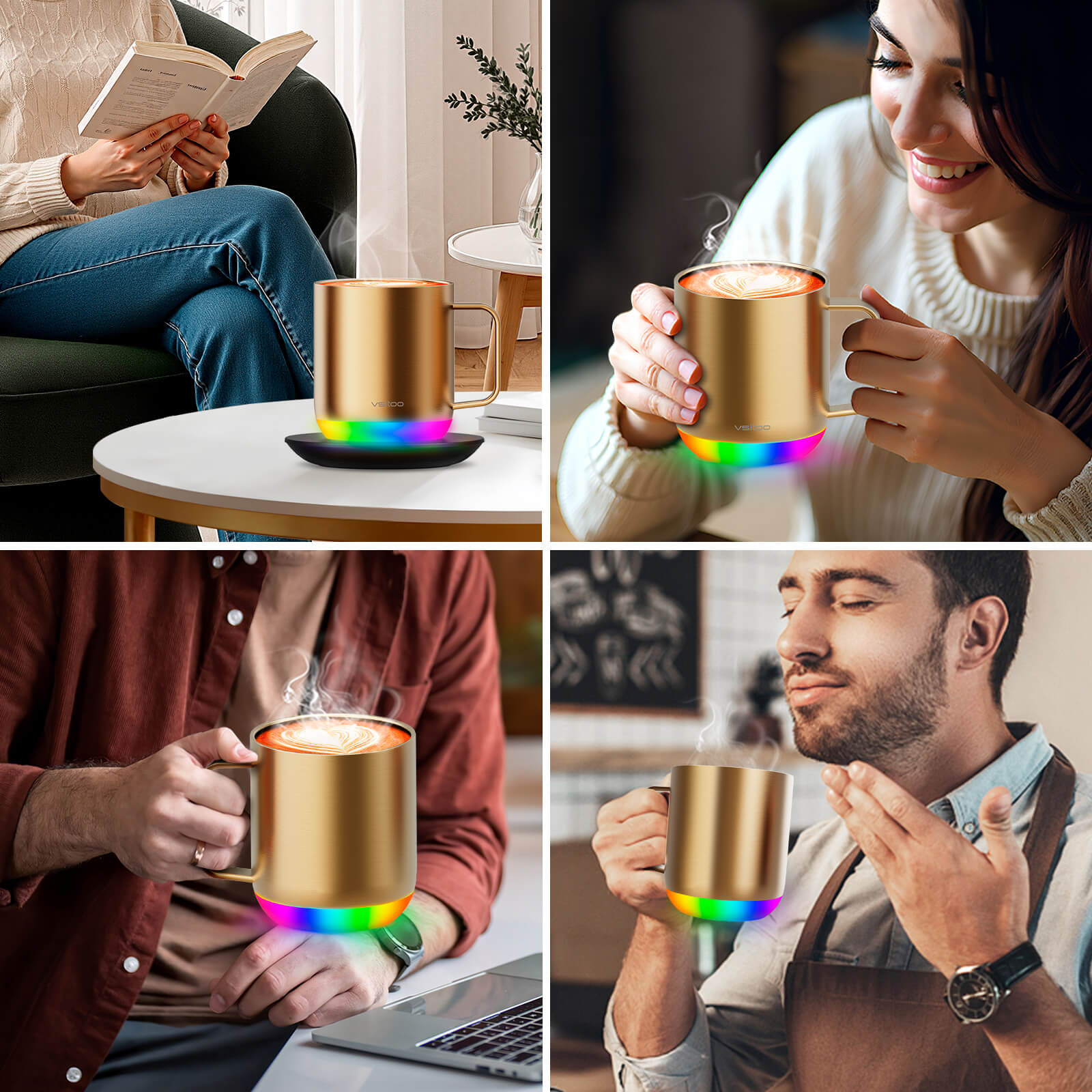 Smart mug S6 Plus with RGB lighting - product detail view 40