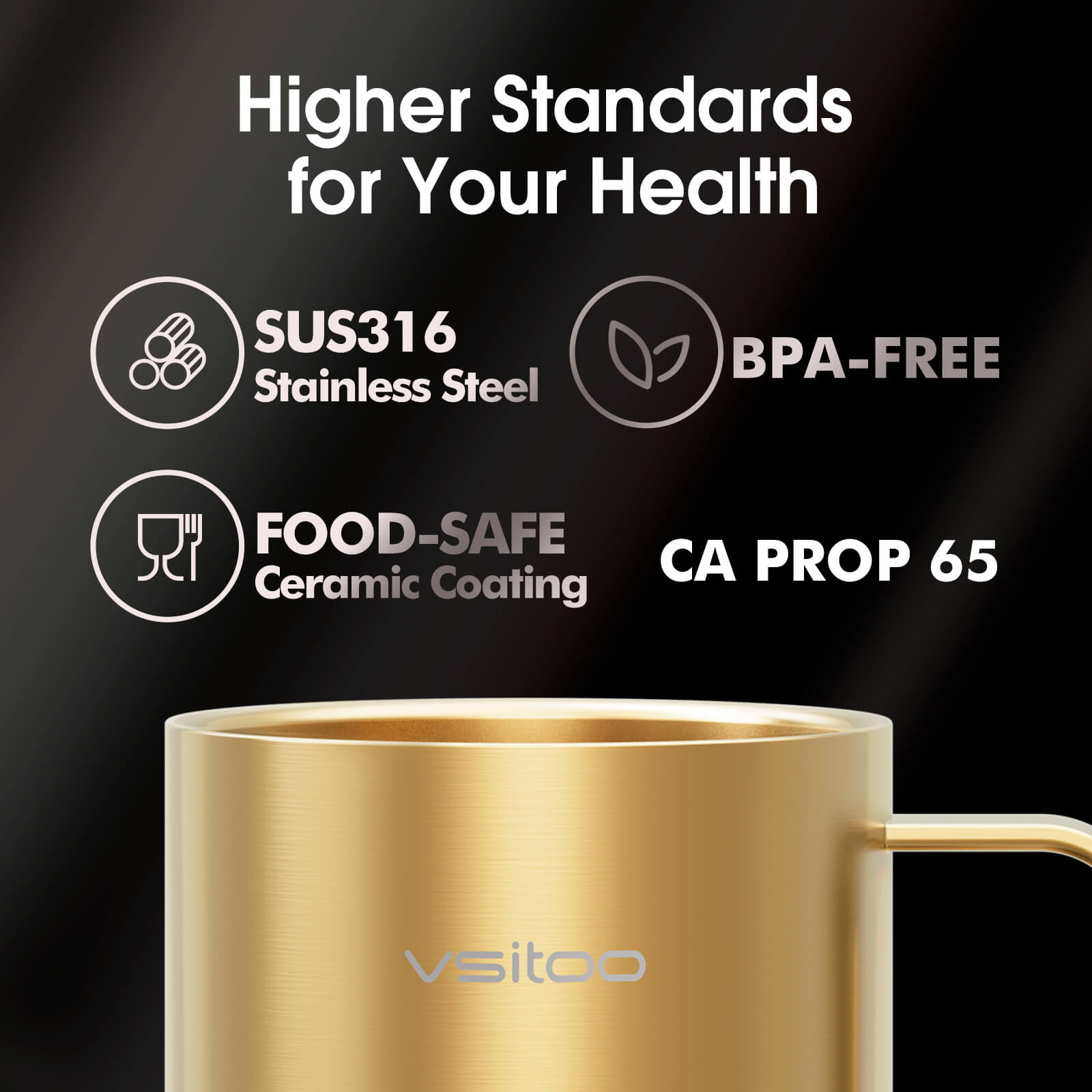Smart mug S6 Plus with RGB lighting - product detail view 37