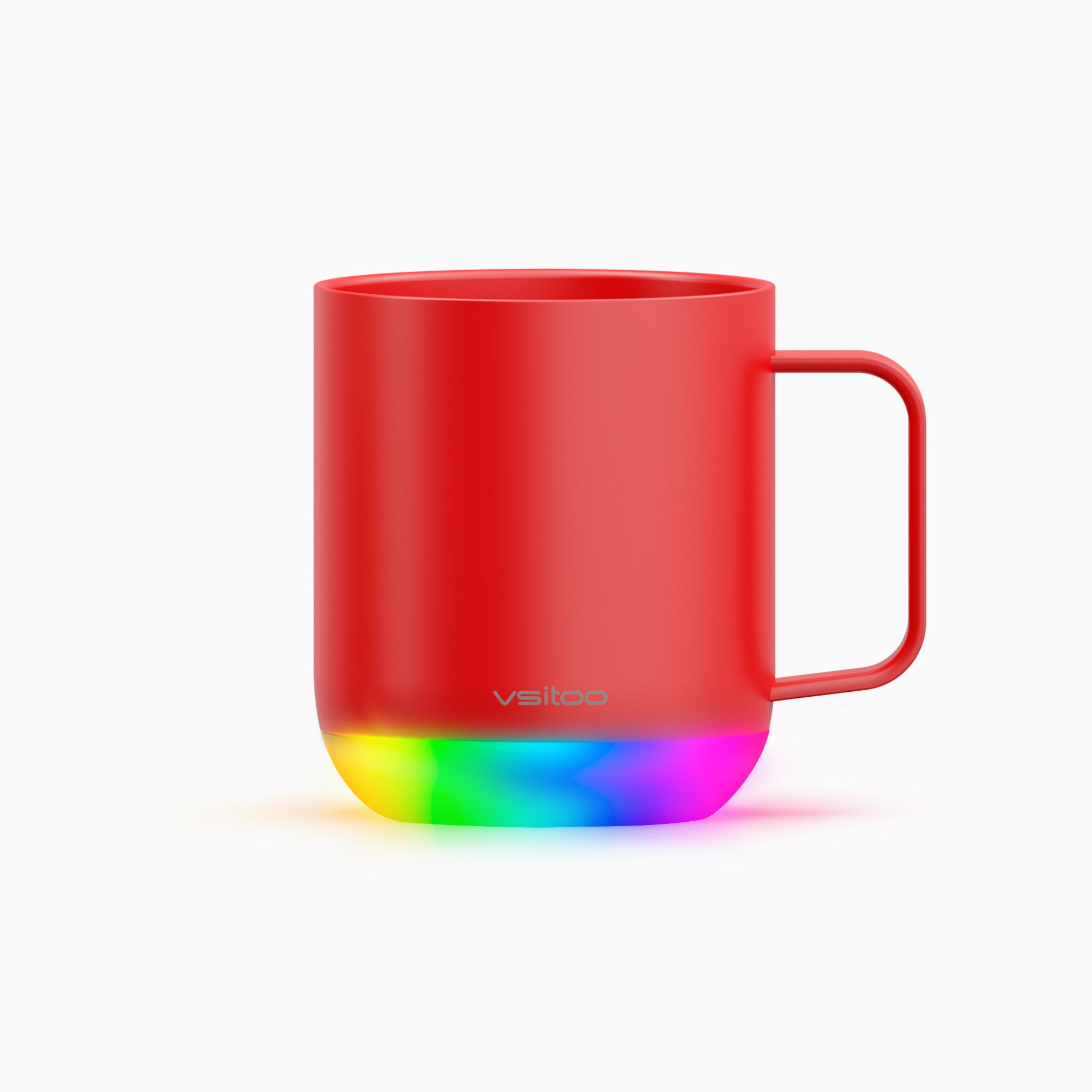 Smart mug S6 Plus 12oz with RGB lighting effects, self heating coffee mug temperature display