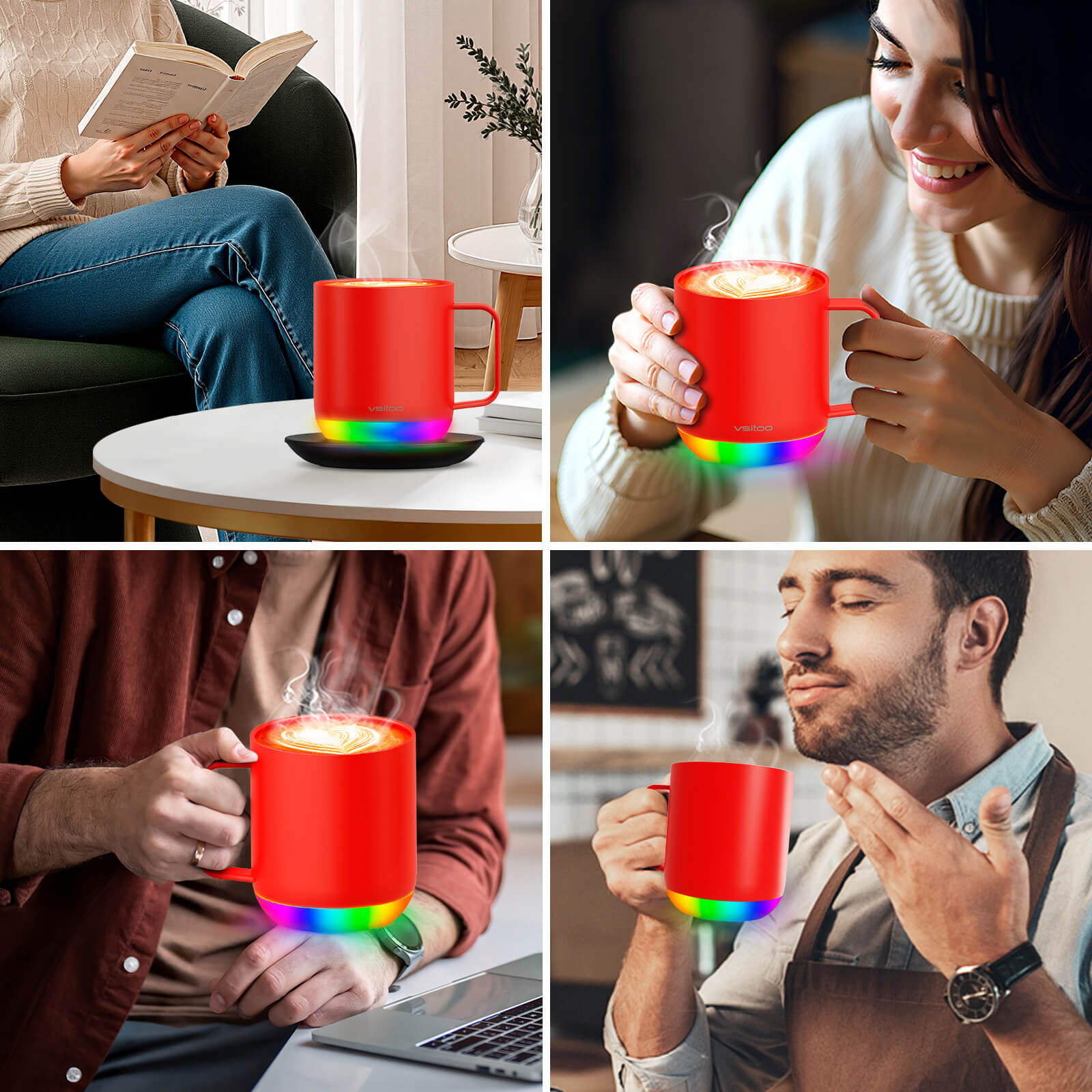 Smart mug S6 Plus with RGB lighting - product detail view 10